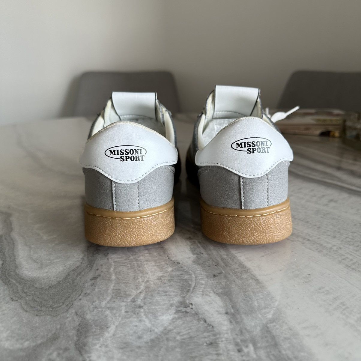 Missoni MISSONI SPORT 25MM Retro Low Top Platform Silver Sneakers Size US 8.5 / IT 38.5 - 6 Thumbnail