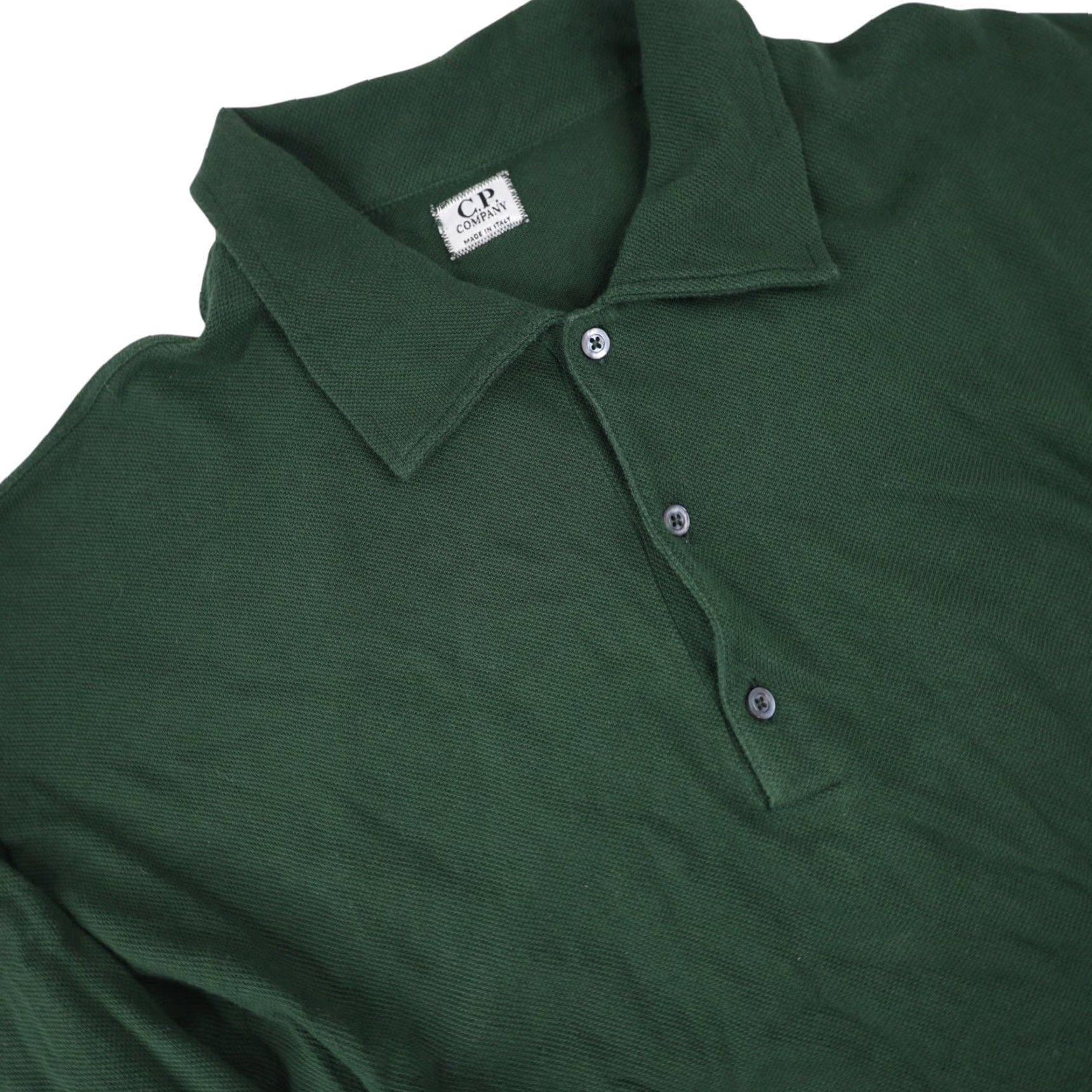 Vintage VINTAGE C.P. Company Long Sleeve Polo Shirt Mens XXL Green Polo Shirt 2XL Mens Size US XXL / EU 58 / 5 - 6 Thumbnail