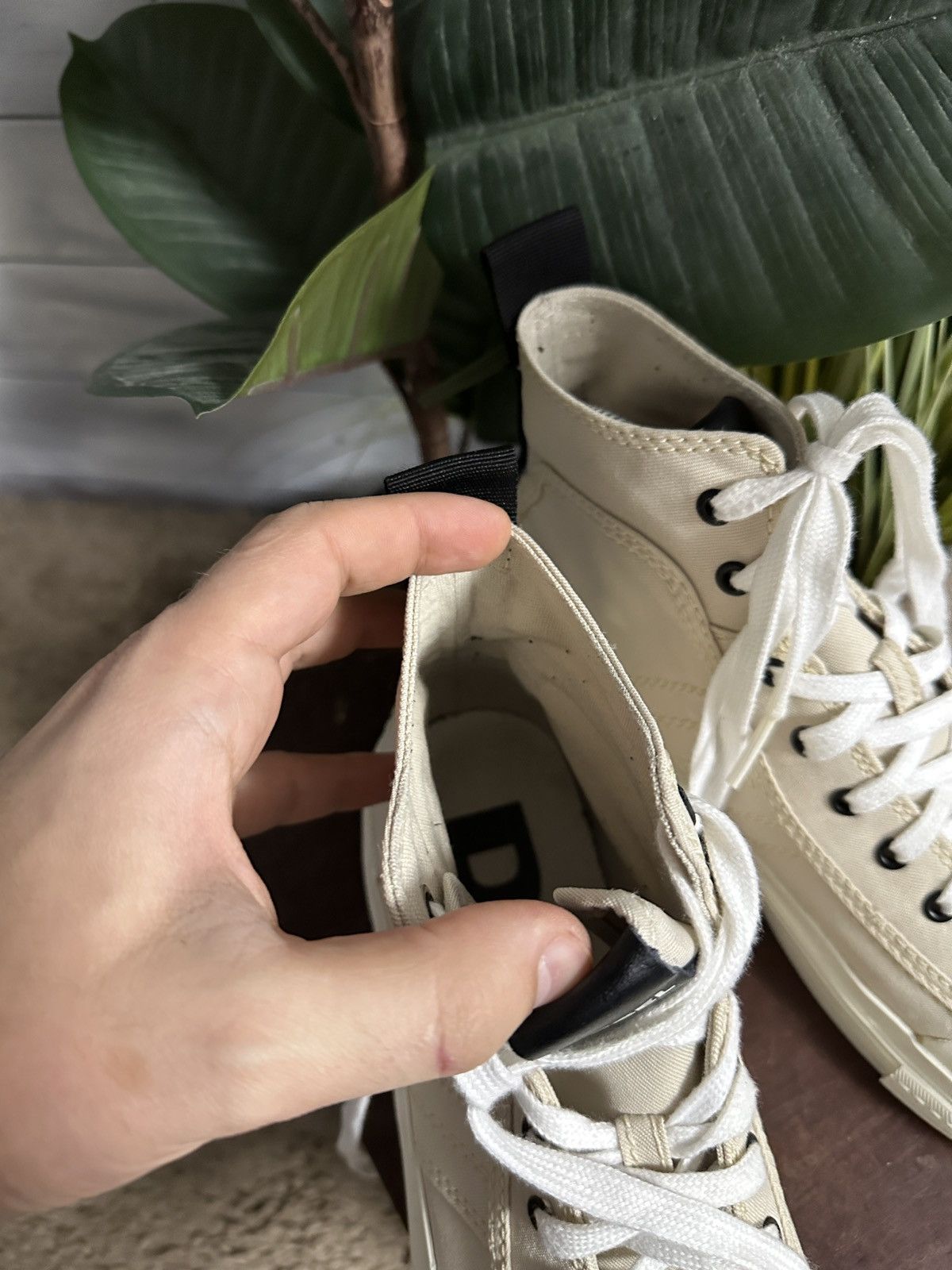 Diesel Rare Luxury Hi Top Sneakers Diesel Punk Logo Size US 9 / EU 42 - 9 Thumbnail