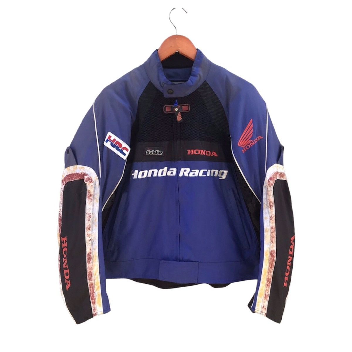 Honda × Sports Specialties × Vintage Vintage Honda HRC Biker Jacket Size US L / EU 52-54 / 3 - 1 Thumbnail