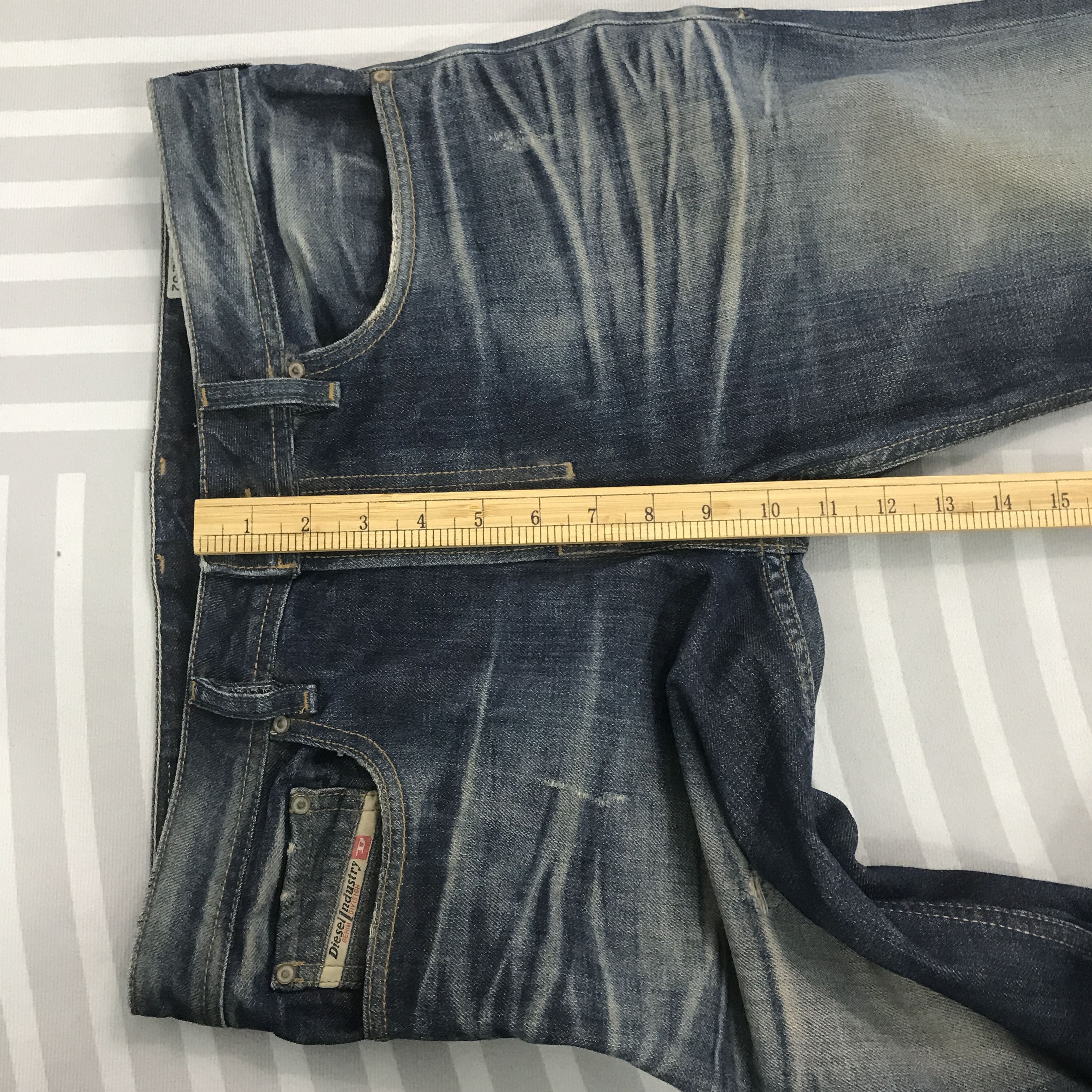 Diesel × Vintage Vintage Diesel Industry Denim faded jeans pants Size US 29 - 8 Thumbnail