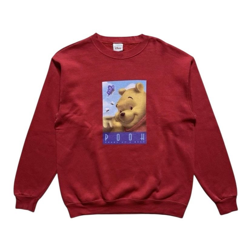 Vintage Vtg Disney Winnie The Pooh Sweetshirt Size US M / EU 48-50 / 2 - 1 Thumbnail