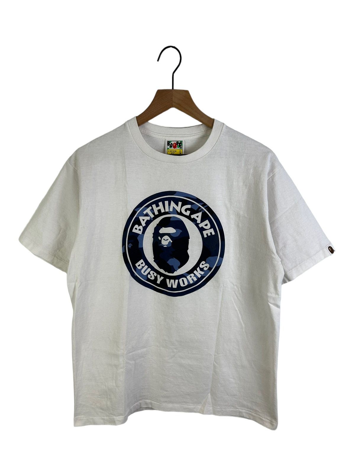 Bape Bape Camo Circle Logo Print T-Shirts Size US L / EU 52-54 / 3 - 1 Thumbnail