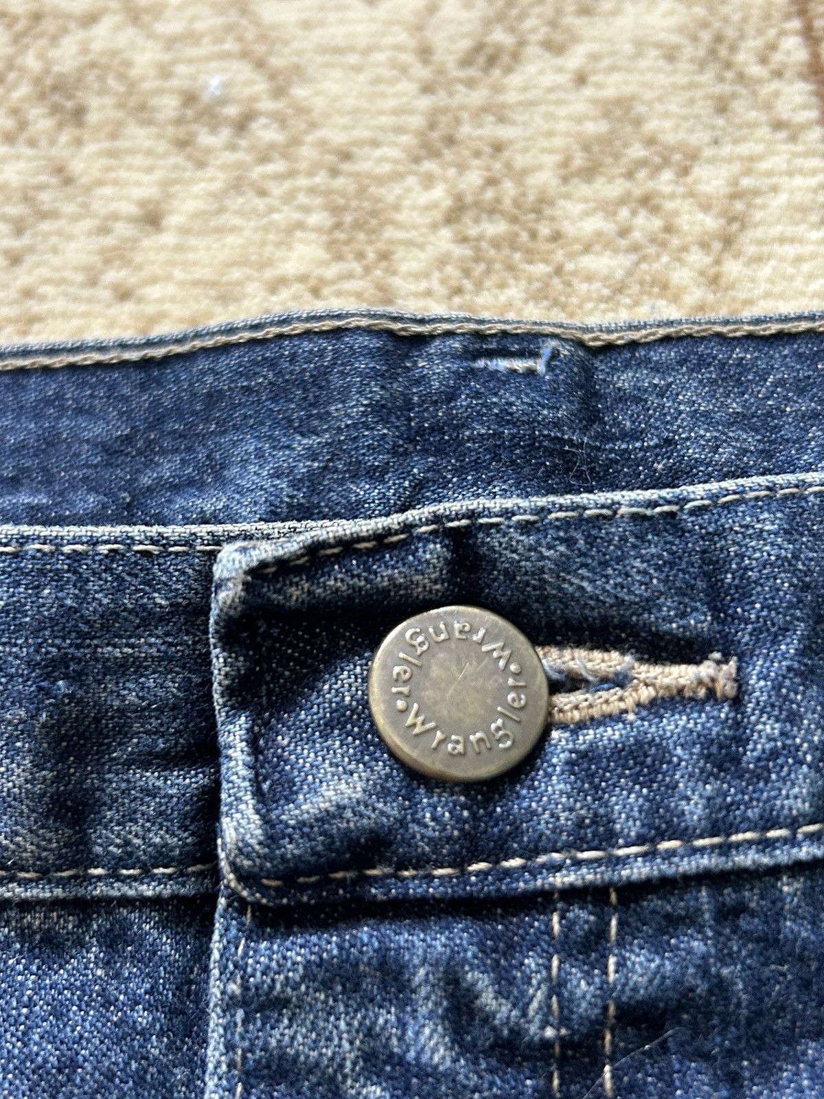 Vintage × Wrangler Vintage Wrangler Carpenter Denim Shorts Size US 36 / EU 52 - 7 Thumbnail