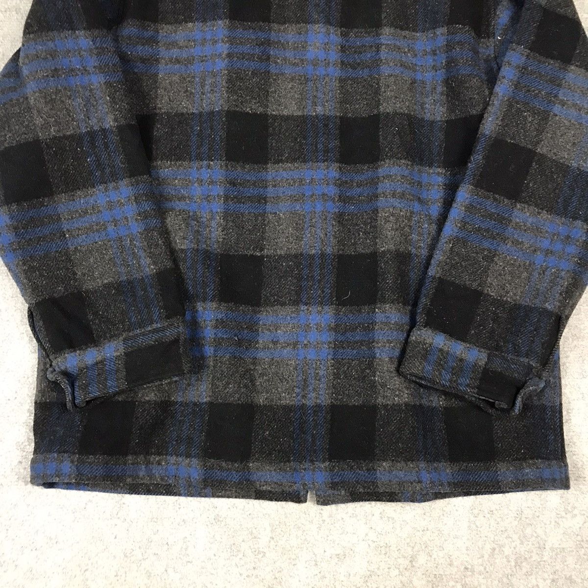 Japanese Brand × Vintage BIG BROS WOOL ZIPPER FLANNEL DESIGN JACKET Size US L / EU 52-54 / 3 - 9 Thumbnail