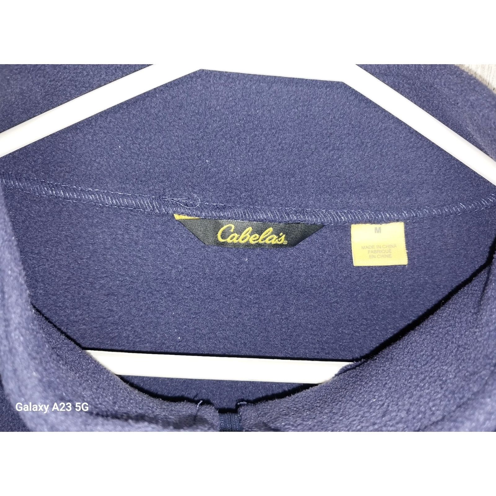 Vintage Cabela's Purple Fleece Jacket Women Medium Full Zip Pockets Solid Long Sleeve Jacket Size M / US 6-8 / IT 42-44 - 2 Thumbnail