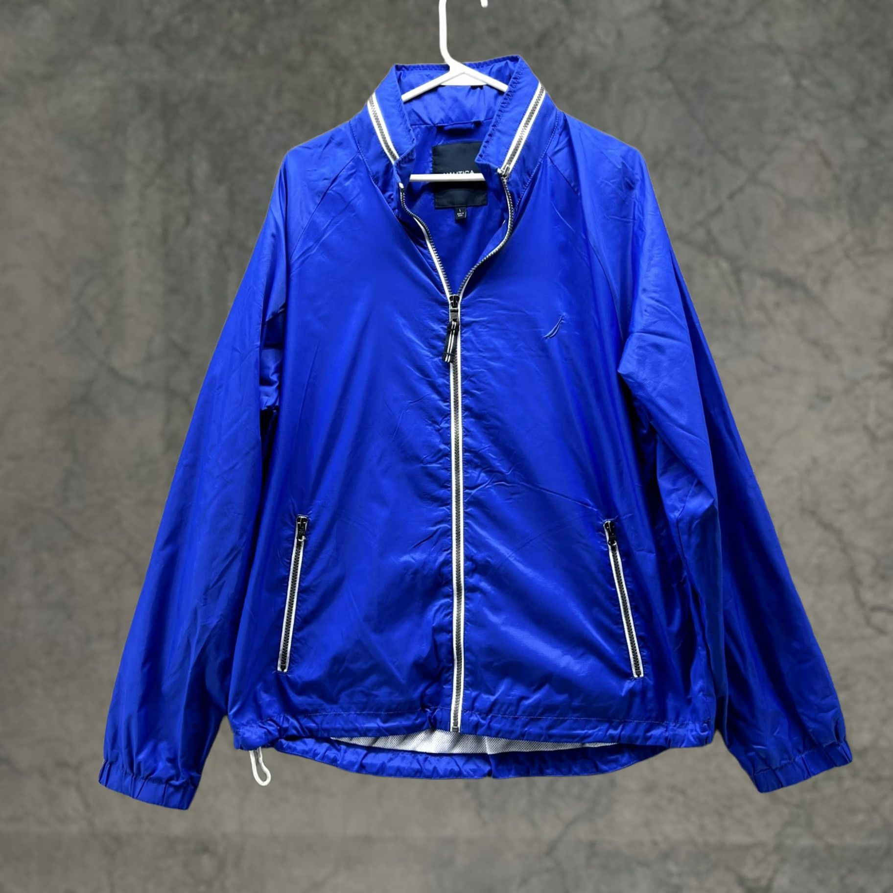 Nautica VINTAGE Nautica Sweater Mens L Blue Men Full Zip Nylon Parka Jacket Windbreaker Size US L / EU 52-54 / 3 - 1 Thumbnail