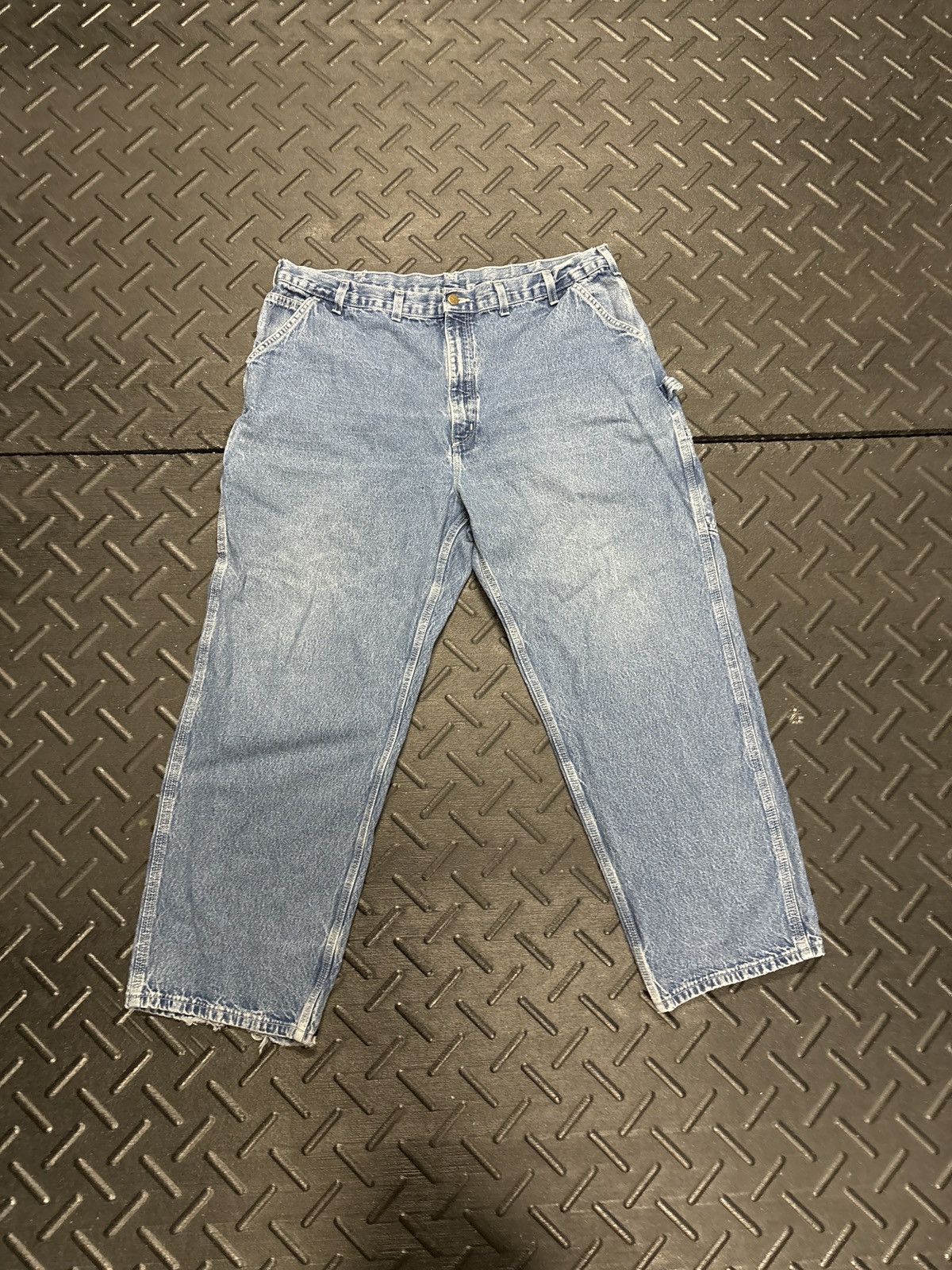 Carhartt × Vintage Super Baggy Vintage Carhartt Blue Jeans / Size 44x30 Size US 44 / EU 60 - 1 Thumbnail
