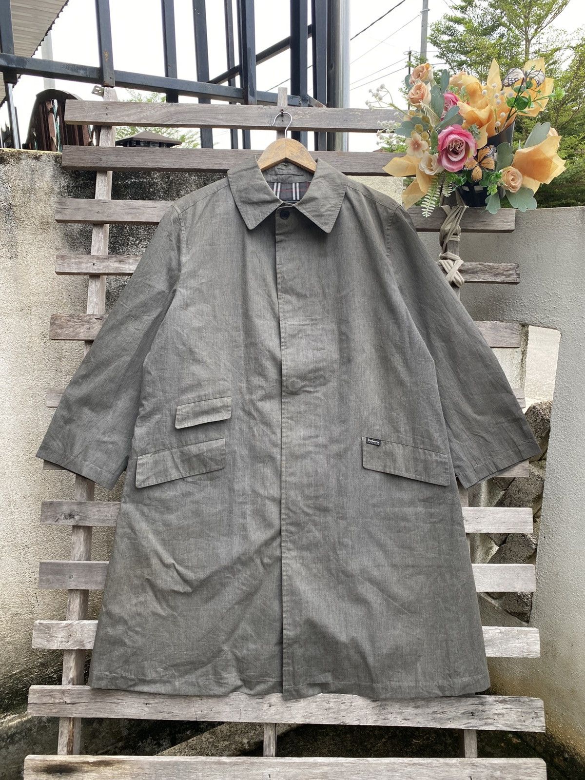 Burberry Burberry London Nova checked Long Coat / Trench Coat / Parka Size US L / EU 52-54 / 3 - 2 Thumbnail