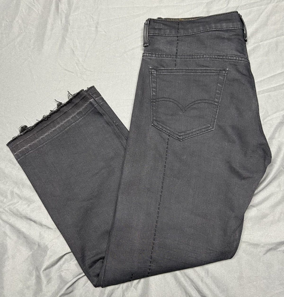 Levi's Levi’s 569 Sashiko Hand Stitched 1/1 Upcycled Unique Size US 33 - 3 Thumbnail