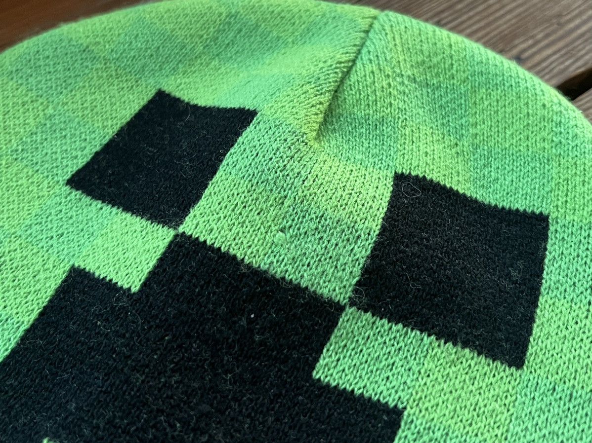 Vintage Y2K Minecraft Creeper Winter Hat Vintage Cap Y2K Japan Size ONE SIZE - 4 Thumbnail
