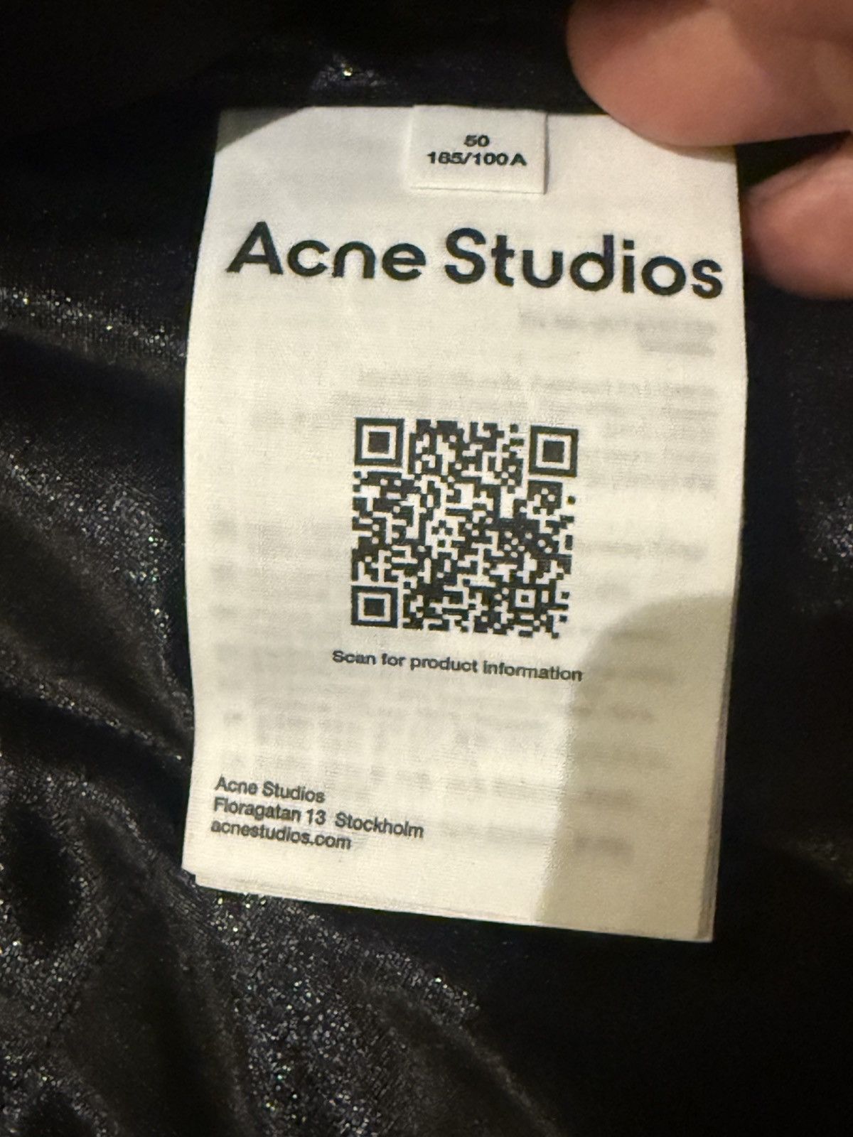 Acne Studios ACNE STUDIOS FLANNEL BUTTON-UP SHIRT SIZE 50 Size US M / EU 48-50 / 2 - 7 Thumbnail