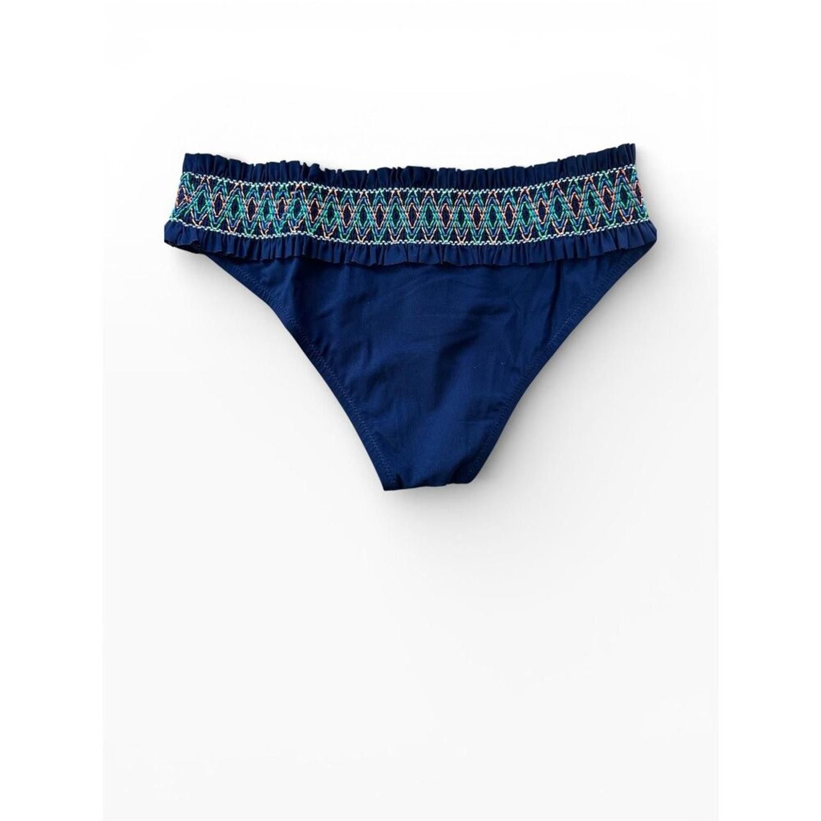 Other $118 Tory Burch Costa Hipster Bikini Bottom XS Smocked NWT Size ONE SIZE - 2 Thumbnail