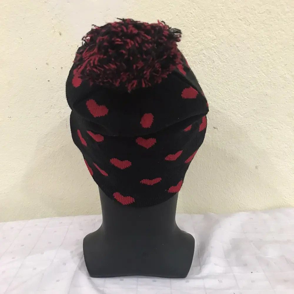 Mizuno × Vintage Mizuno Overprint Love Bobble Beanie Hat Size ONE SIZE - 4 Thumbnail