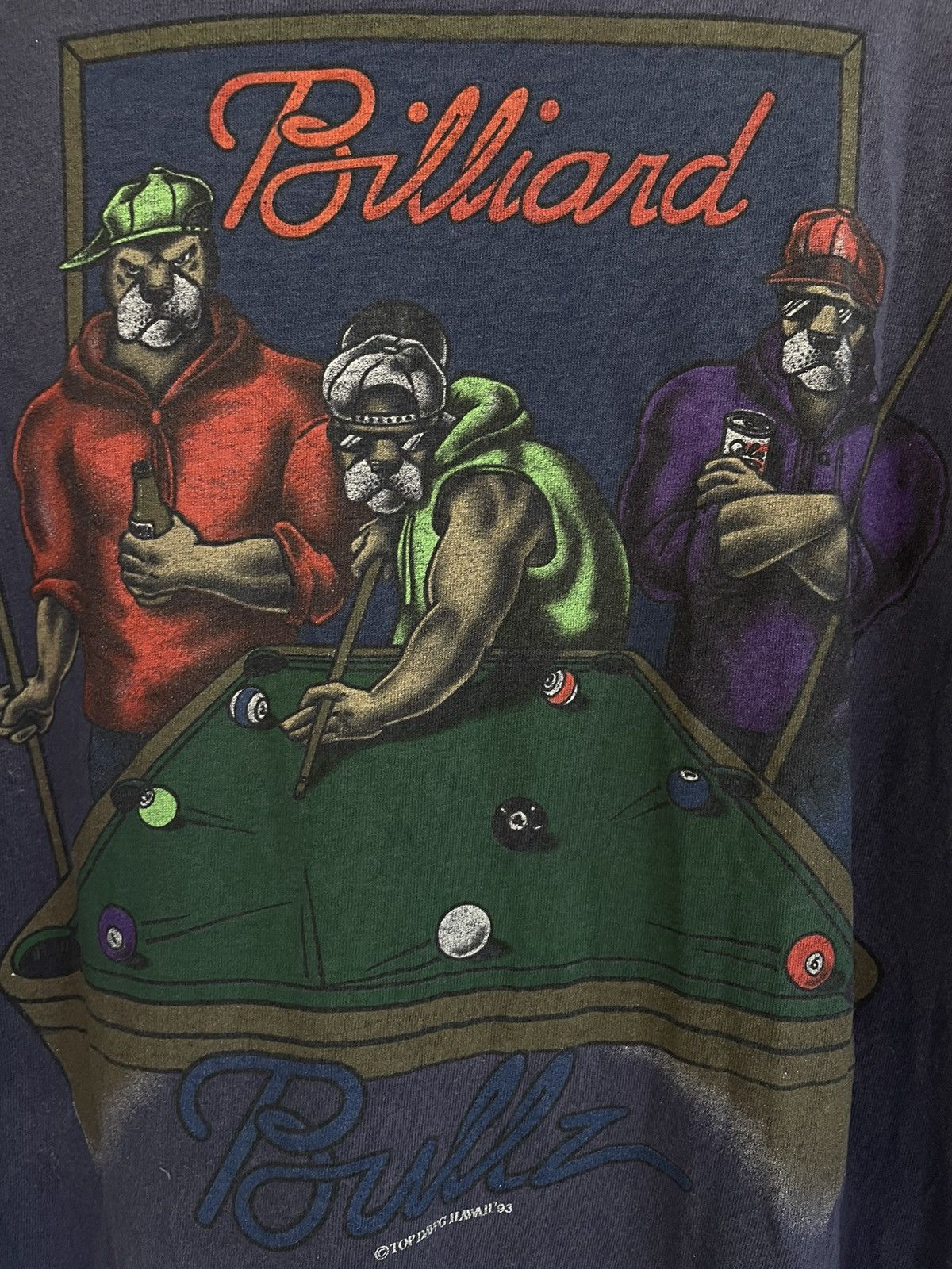 Vintage Vintage 90s Top Dawg Hawaii t shirt Size US XL / EU 56 / 4 - 6 Thumbnail