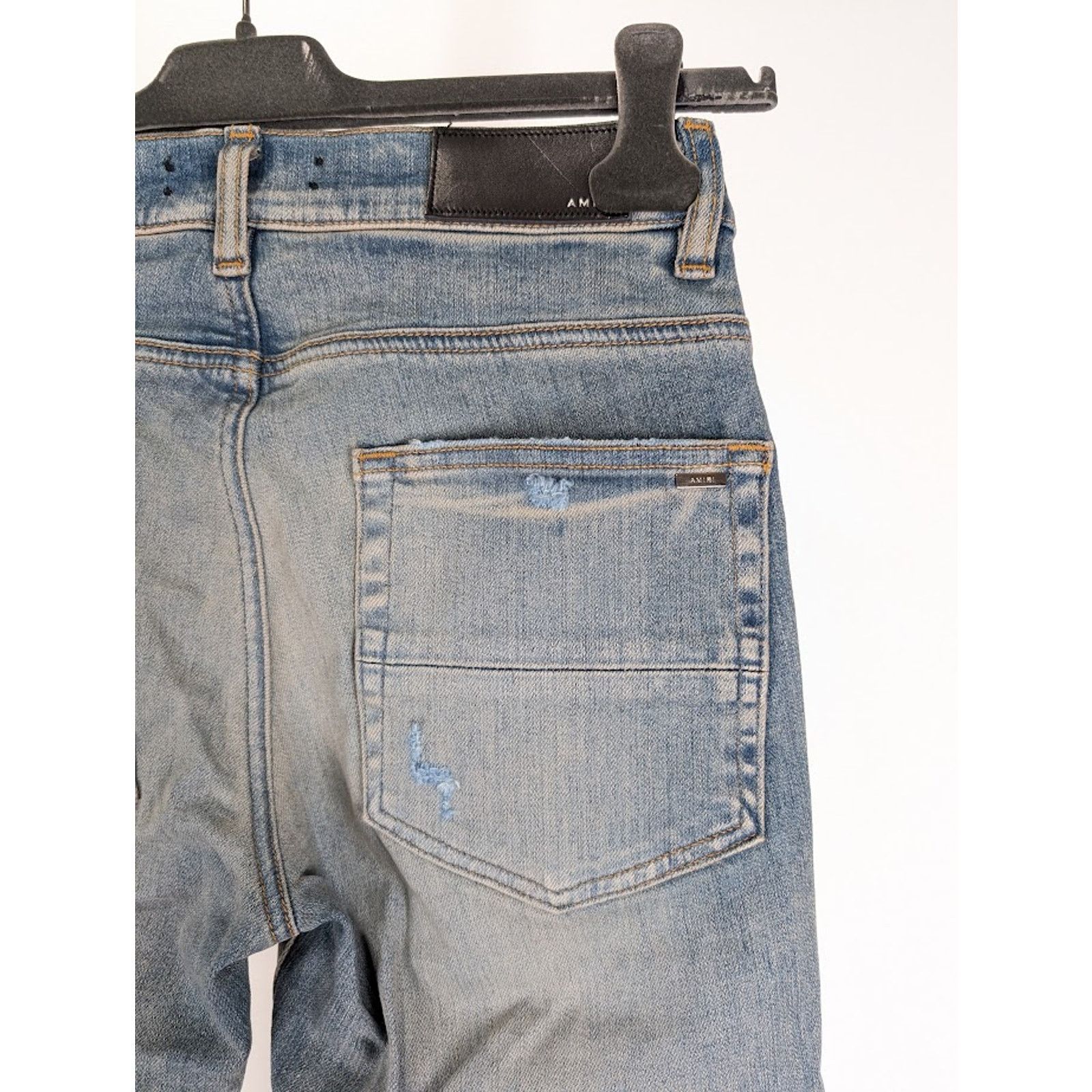 Amiri o1rshd1 Rainbow Paisley Thrasher Jeans in Clay Indigo Size US 34 / EU 50 - 17 Thumbnail