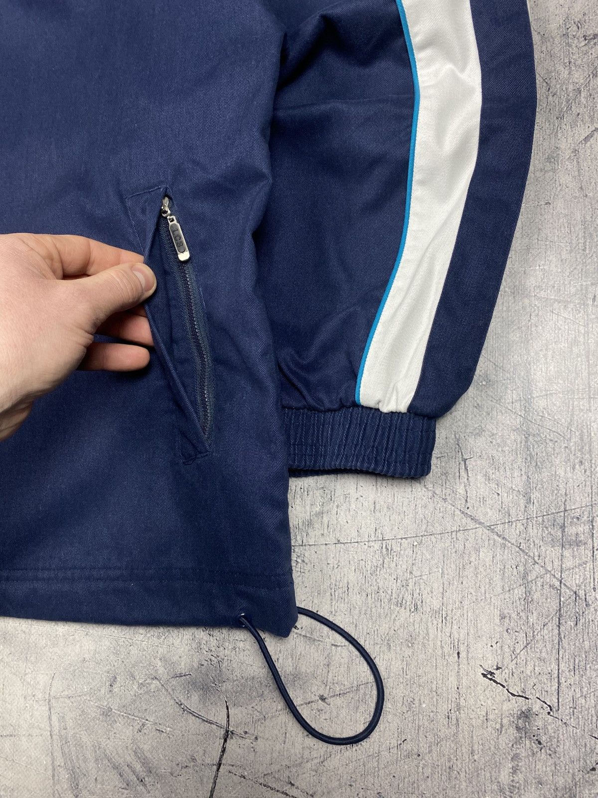 Le Coq Sportif Le Coq Sportif Manchester City MCFC Half Zip Jacket Vintage Size US L / EU 52-54 / 3 - 11 Thumbnail