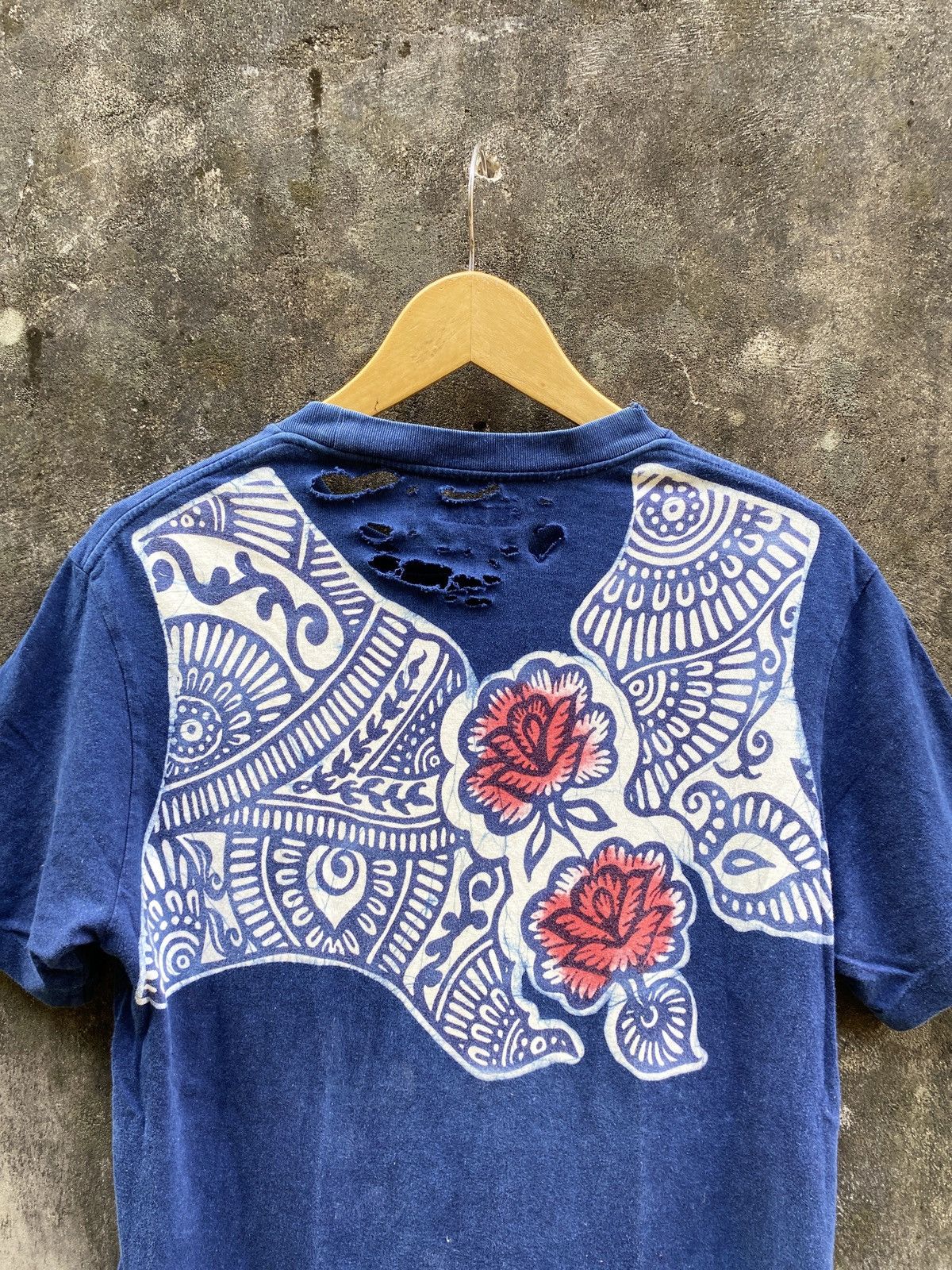 Vintage Blue Blue Japan Indigo Thrashed Distressed Kapital ERD style Size US M / EU 48-50 / 2 - 7 Thumbnail