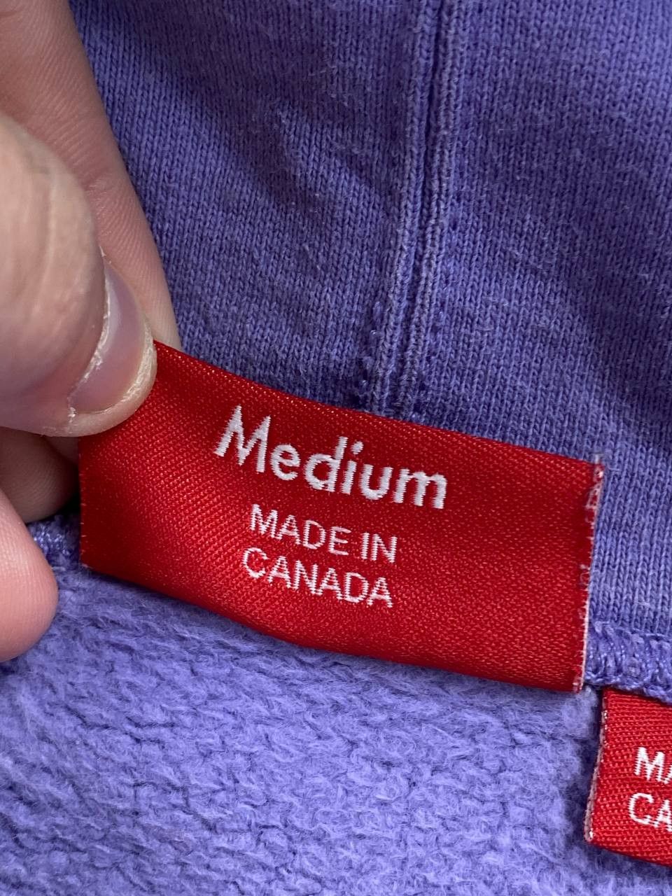 Supreme Supreme Nose Bleed Hoodie Big Logo Men Size M Purple Size US M / EU 48-50 / 2 - 11 Thumbnail