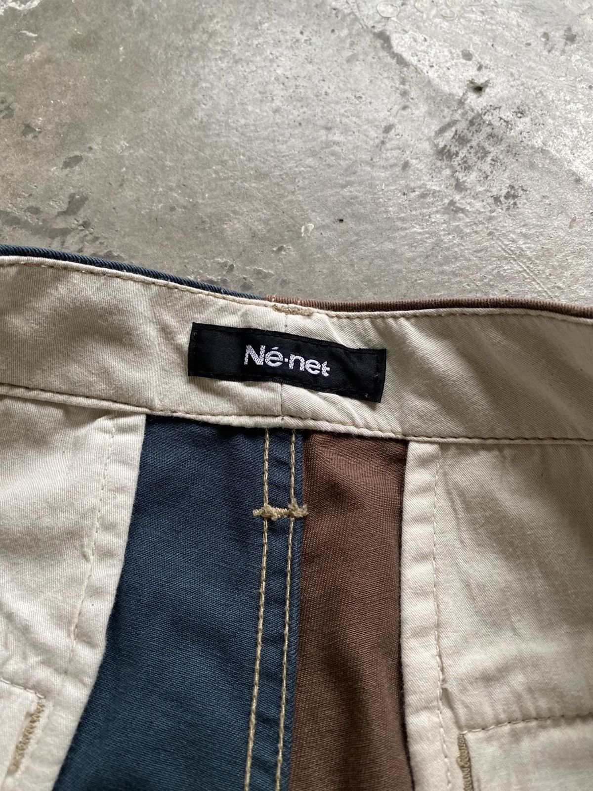 Issey Miyake × Ne-Net × Vintage Vintage Ne-Net By Issey Miyake 4 Tones Pants Size US 30 / EU 46 - 10 Thumbnail
