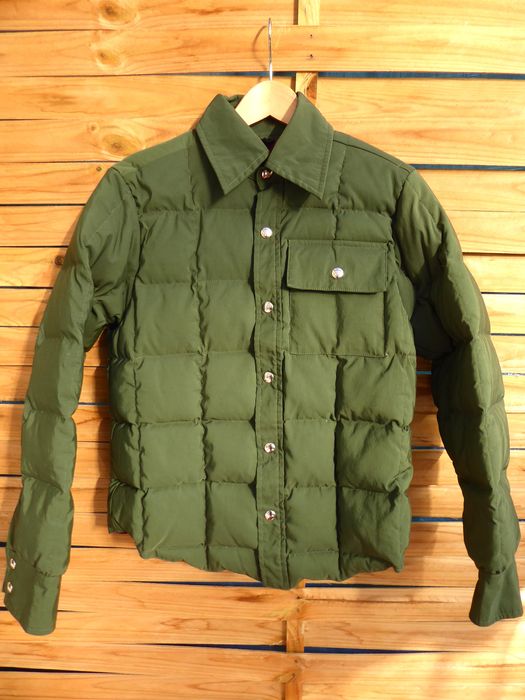 Crescent Down Works crescent down works giacca jkt camicia green