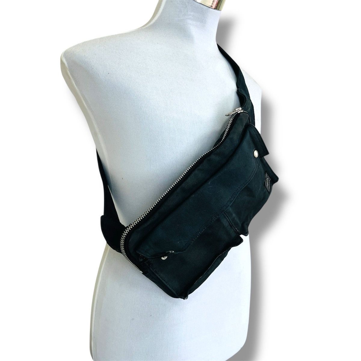 Porter × Vintage Distressed PORTER Cross Body Canvas Bag Size ONE SIZE - 1 Thumbnail