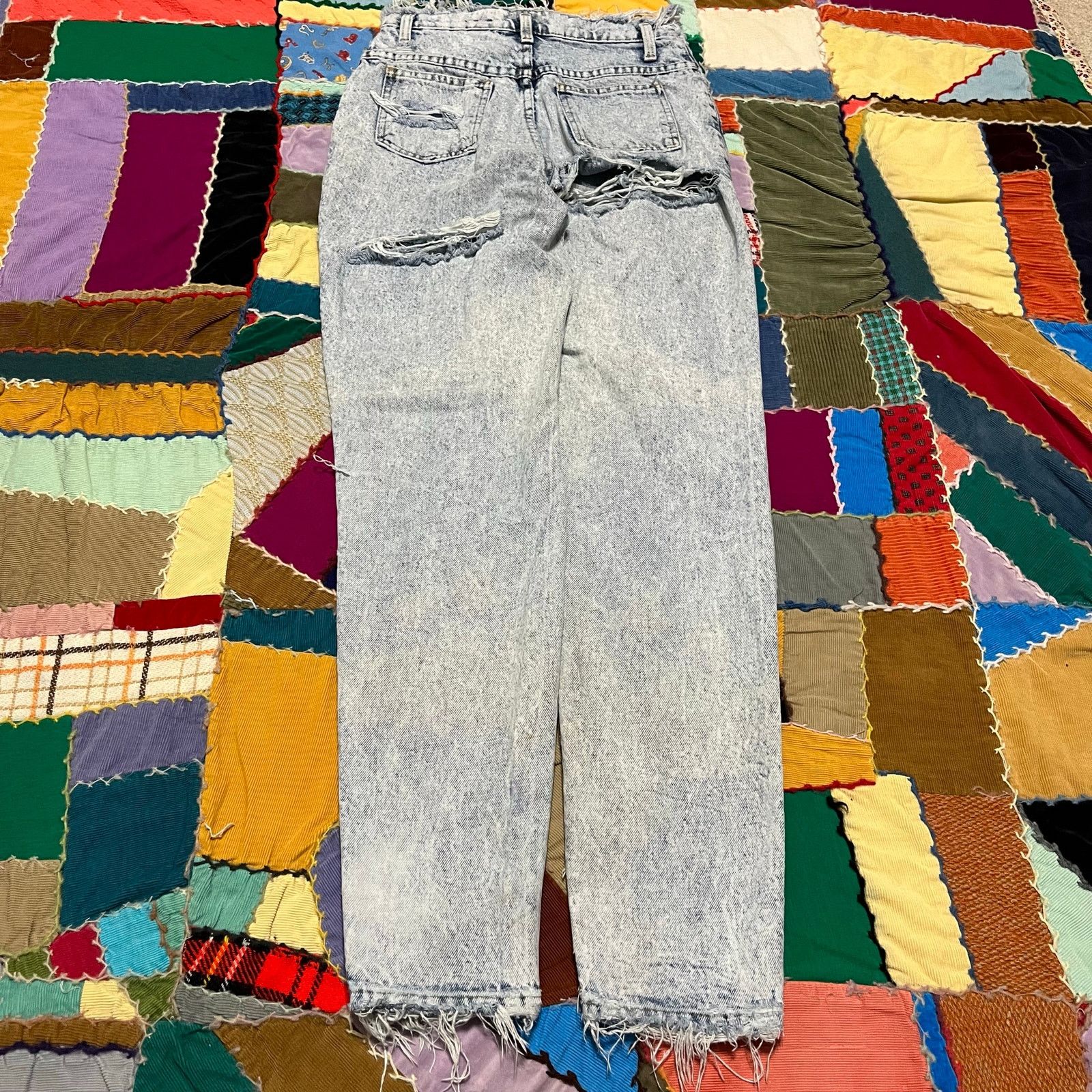 Other Vintage Sasson Women’s Distressed Ripped Washed Jeans 26Wx31 Size US 26 / EU 42 - 2 Thumbnail
