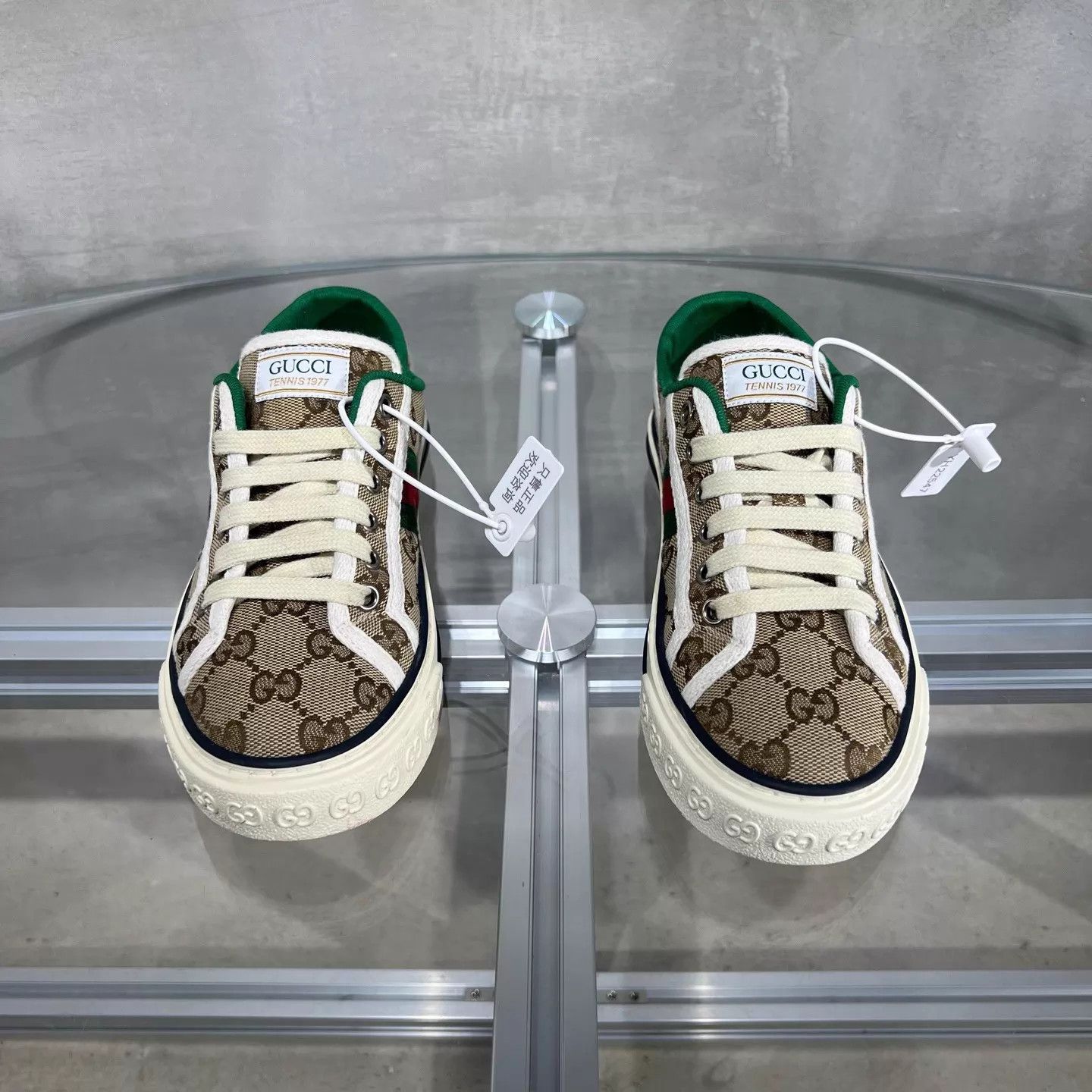adidas gazelle silver green womens Adidas x Gucci Gazelle Black GG Monogram main image 0