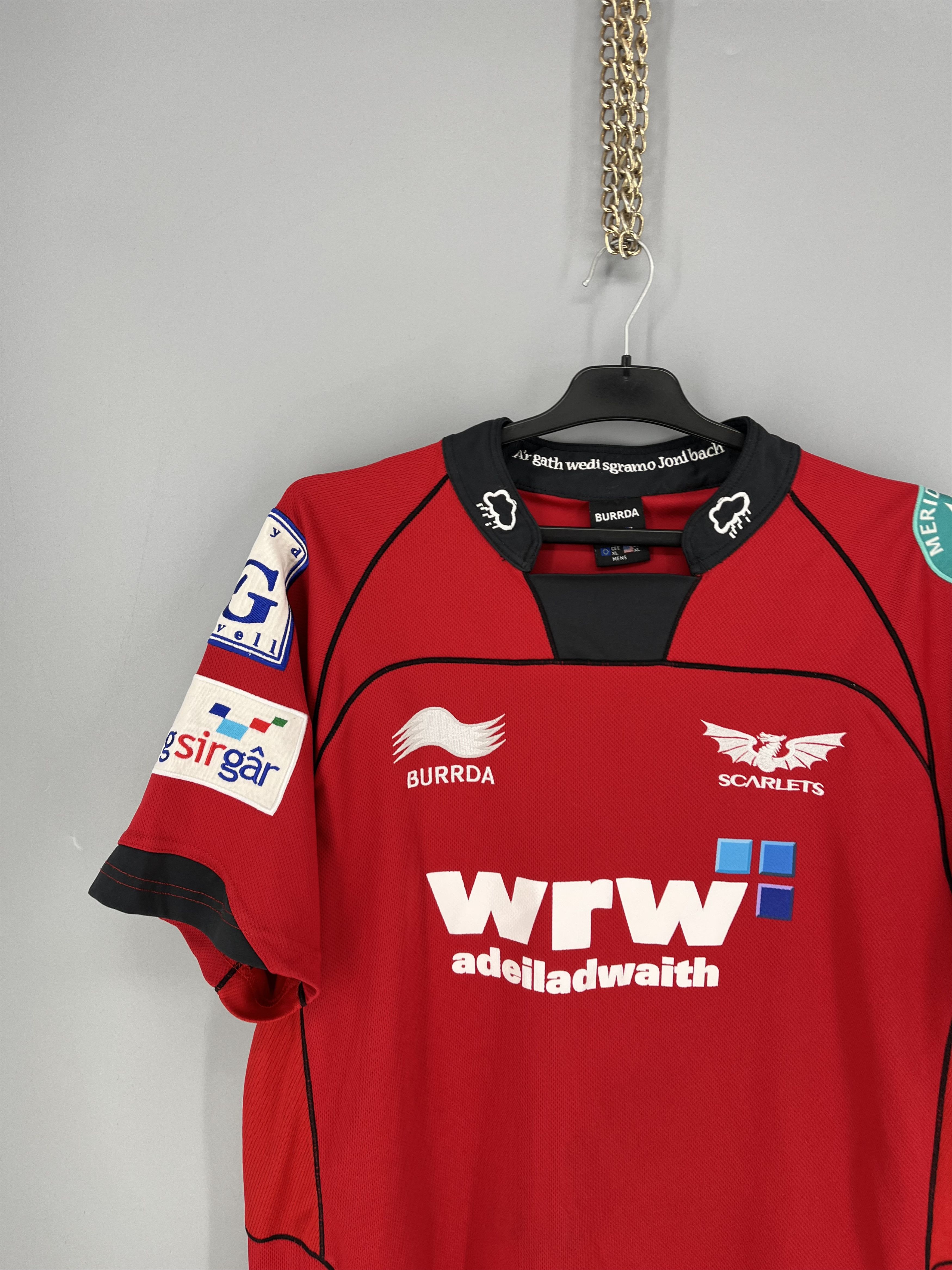 Vintage Llanelli Scarlets Rugby Home Shirt 2007/2008 - Kooga Size XL Size US XL / EU 56 / 4 - 4 Thumbnail