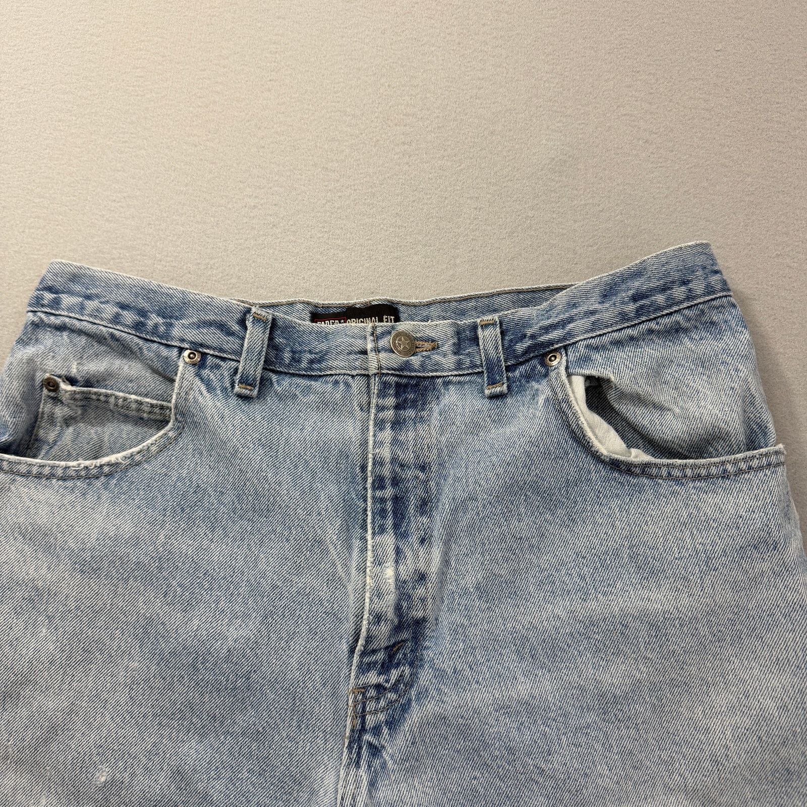 Vintage Vintage Faded Glory Jean Shorts Men's 32 Blue 10" Inseam Size US 32 / EU 48 - 2 Thumbnail