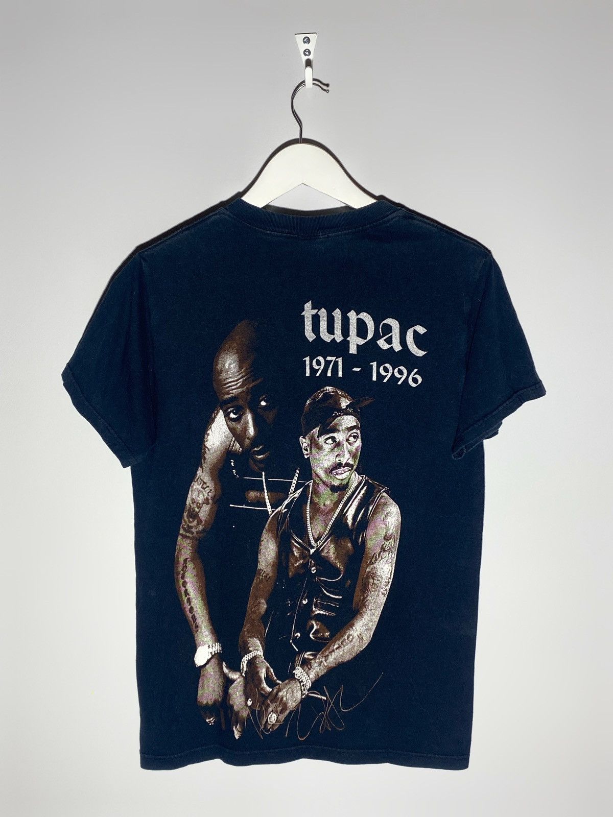 Rap Tees × Vintage 2Pac Vintage Graphic Print T-shirt Size US S / EU 44-46 / 1 - 2 Thumbnail