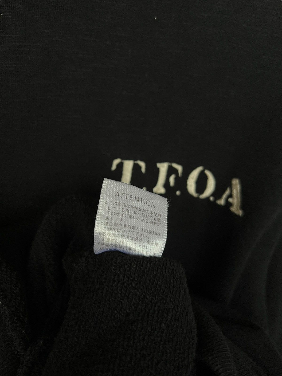 Japanese Brand TFOD Japanese Goth Bones Skull Backhit Black Hoodie Size US M / EU 48-50 / 2 - 9 Thumbnail