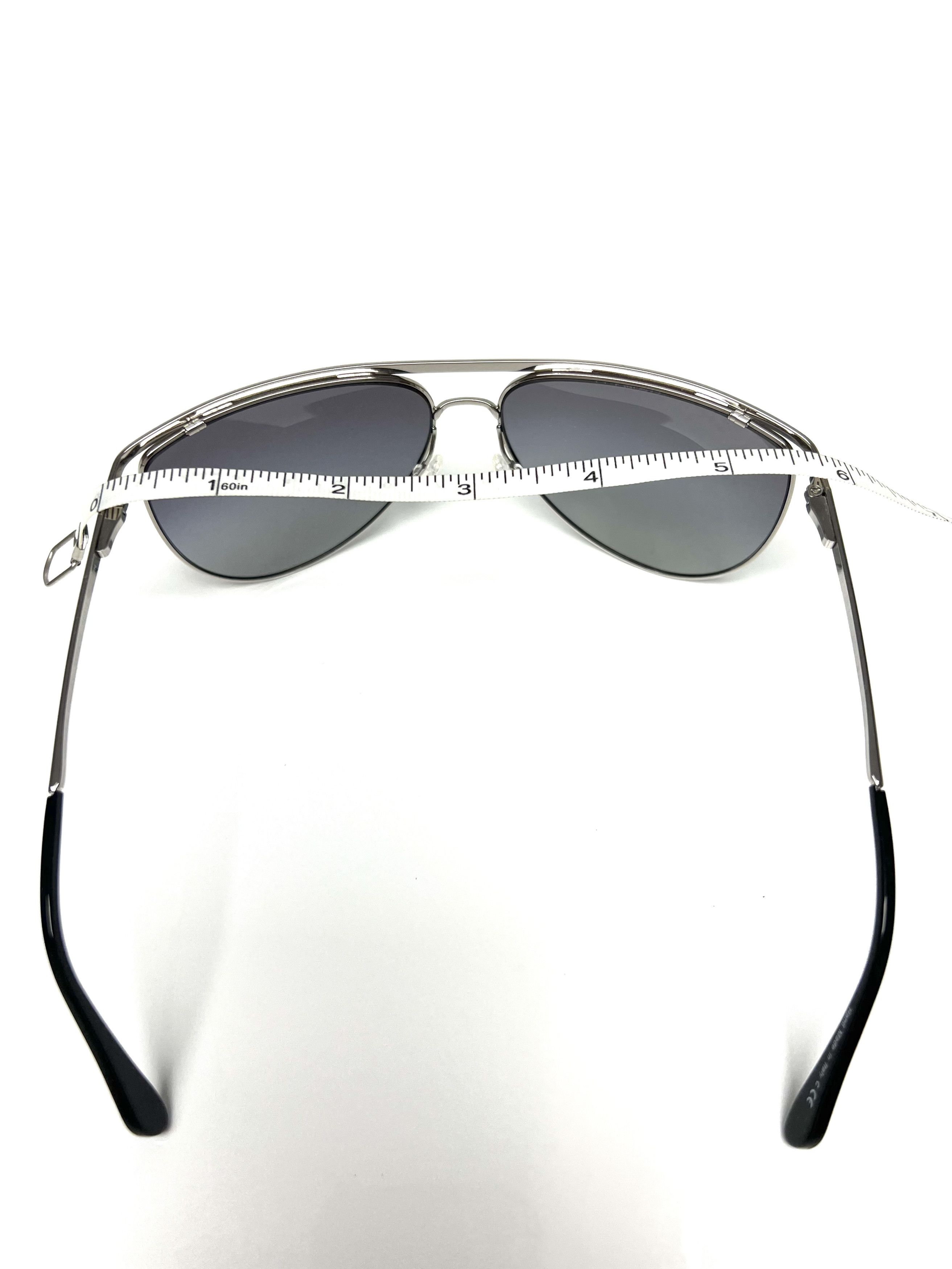 Balmain NEW OLIVER PEOPLES/ BALMAIN GREY GRADIENT AVIATOR SUNGLASSES Size ONE SIZE - 15 Thumbnail