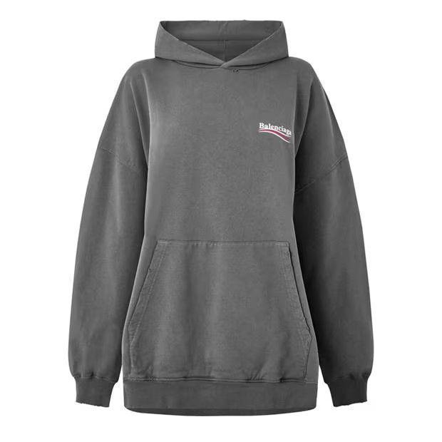 Balenciaga o1g2r1mq0924 Hoodies in Grey Size L / US 10 / IT 46 - 1 Thumbnail