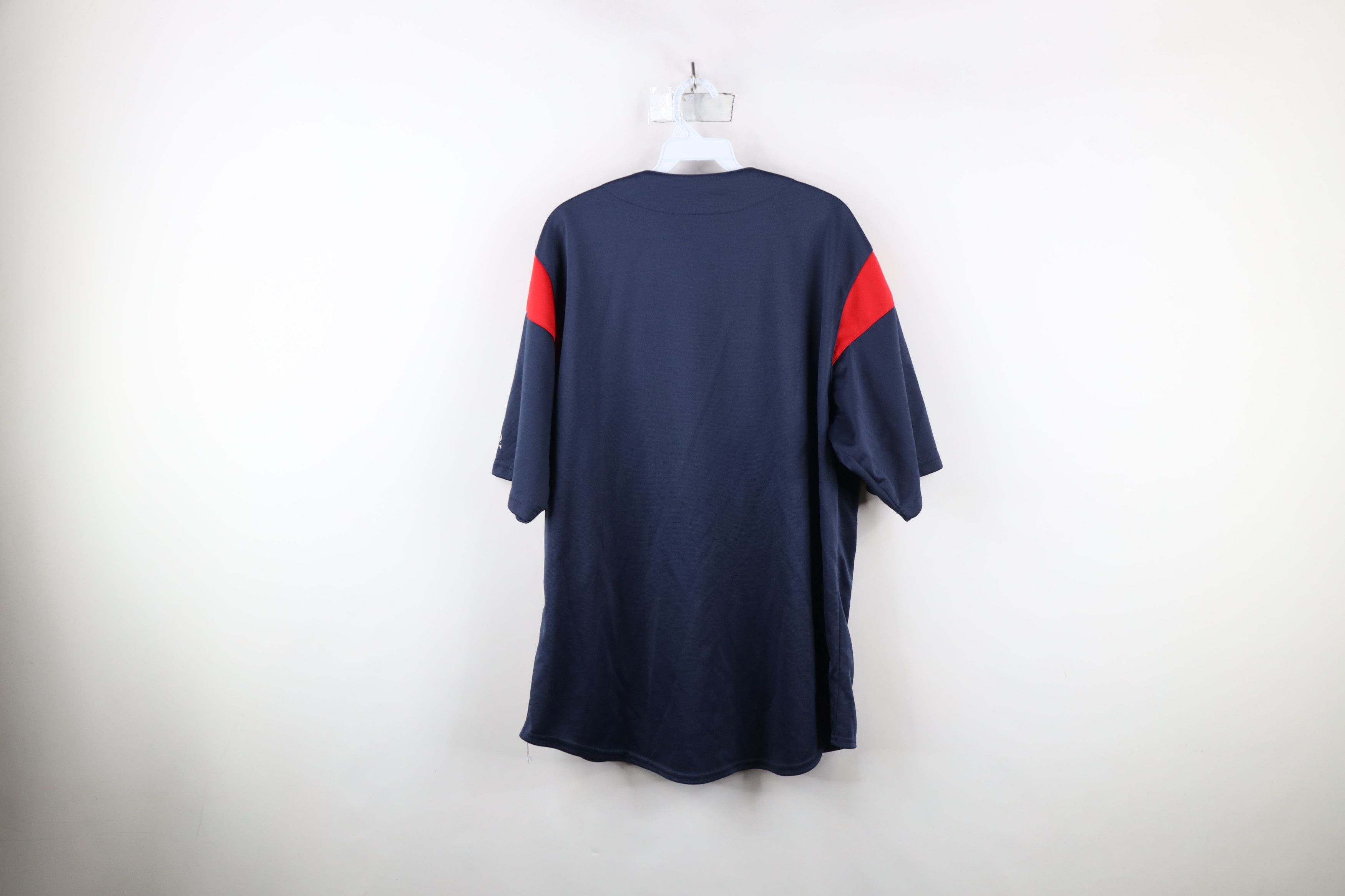 Vintage Vintage Y2K Cleveland Indians Baseball Jersey Blue Polyester Size US XL / EU 56 / 4 - 11 Thumbnail