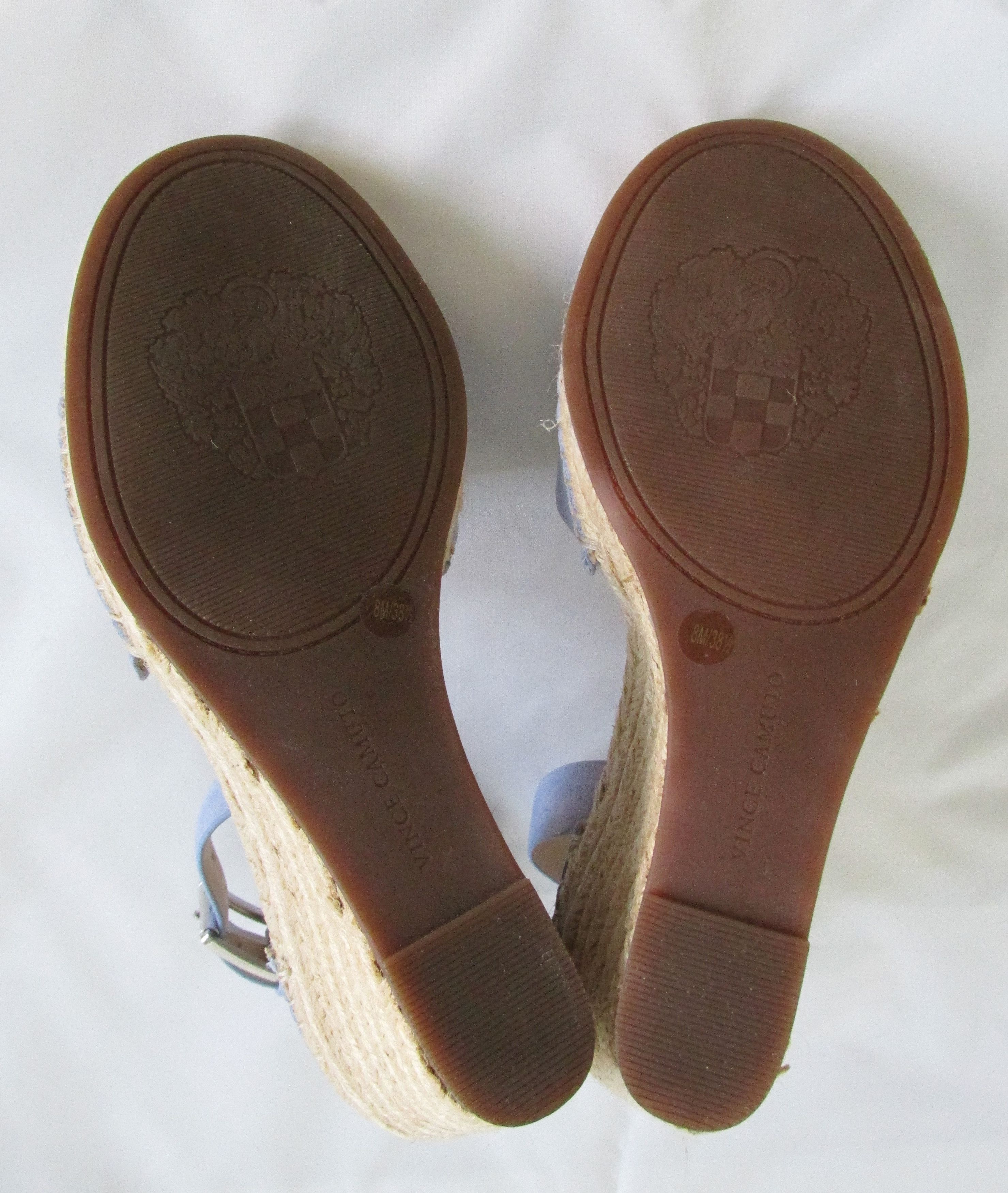 Vince Camuto Vince Camuto "Leera" New Suede Espadrille Wedges Size 8 M Size US 8 / IT 38 - 6 Thumbnail