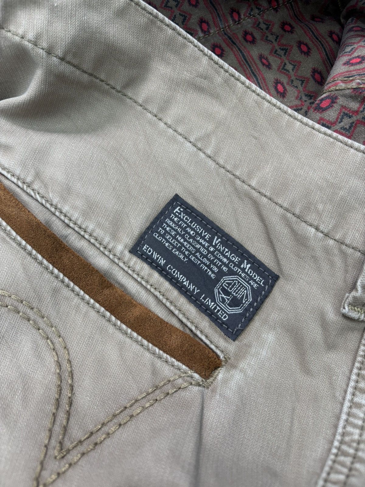 Kapital 🔥EDWIN EXCLUSIVE VINTAGE MODEL CARGO PANTS Size US 34 / EU 50 - 10 Thumbnail