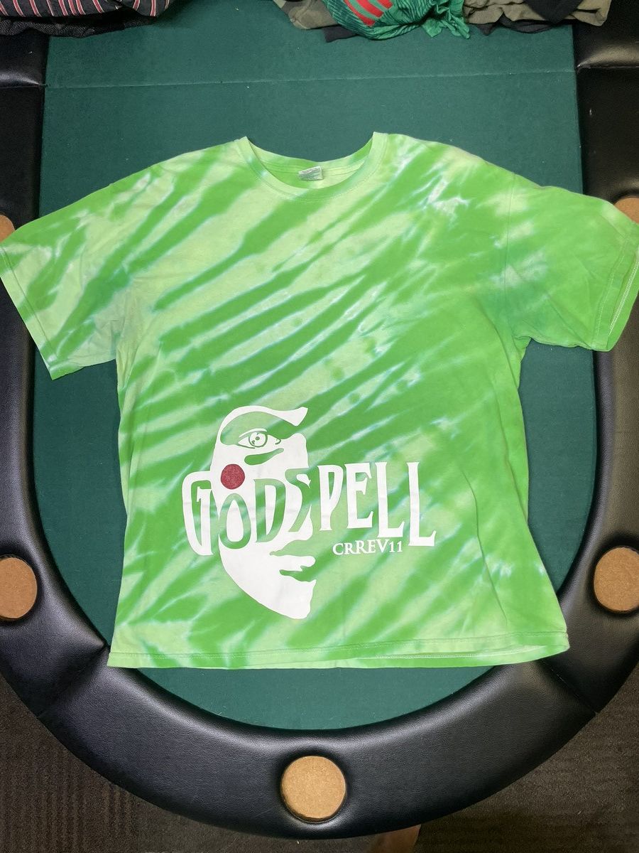 Hanes 2010 Godspell Tie-Dye T-Shirt (XL) – Gildan Heavy Cotton Size US XL / EU 56 / 4 - 1 Thumbnail