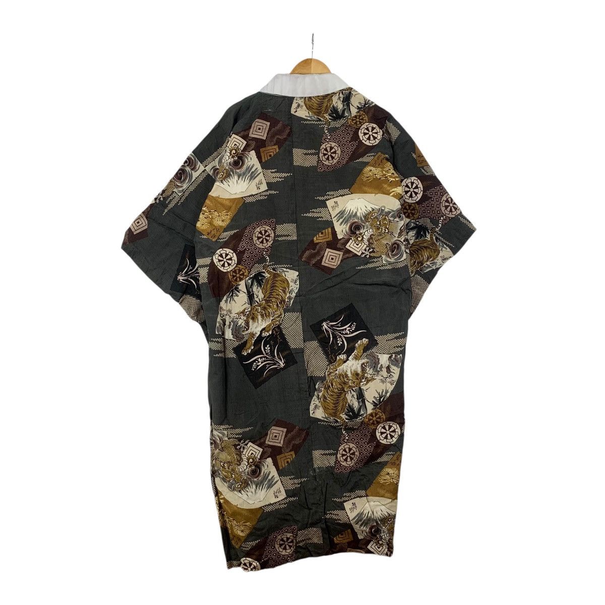 Vintage Vintage 70s KIMONO JAPAN TIGER Infinity AOP Sukajan Coat Size XXL / US 16-18 / IT 52-54 - 6 Thumbnail