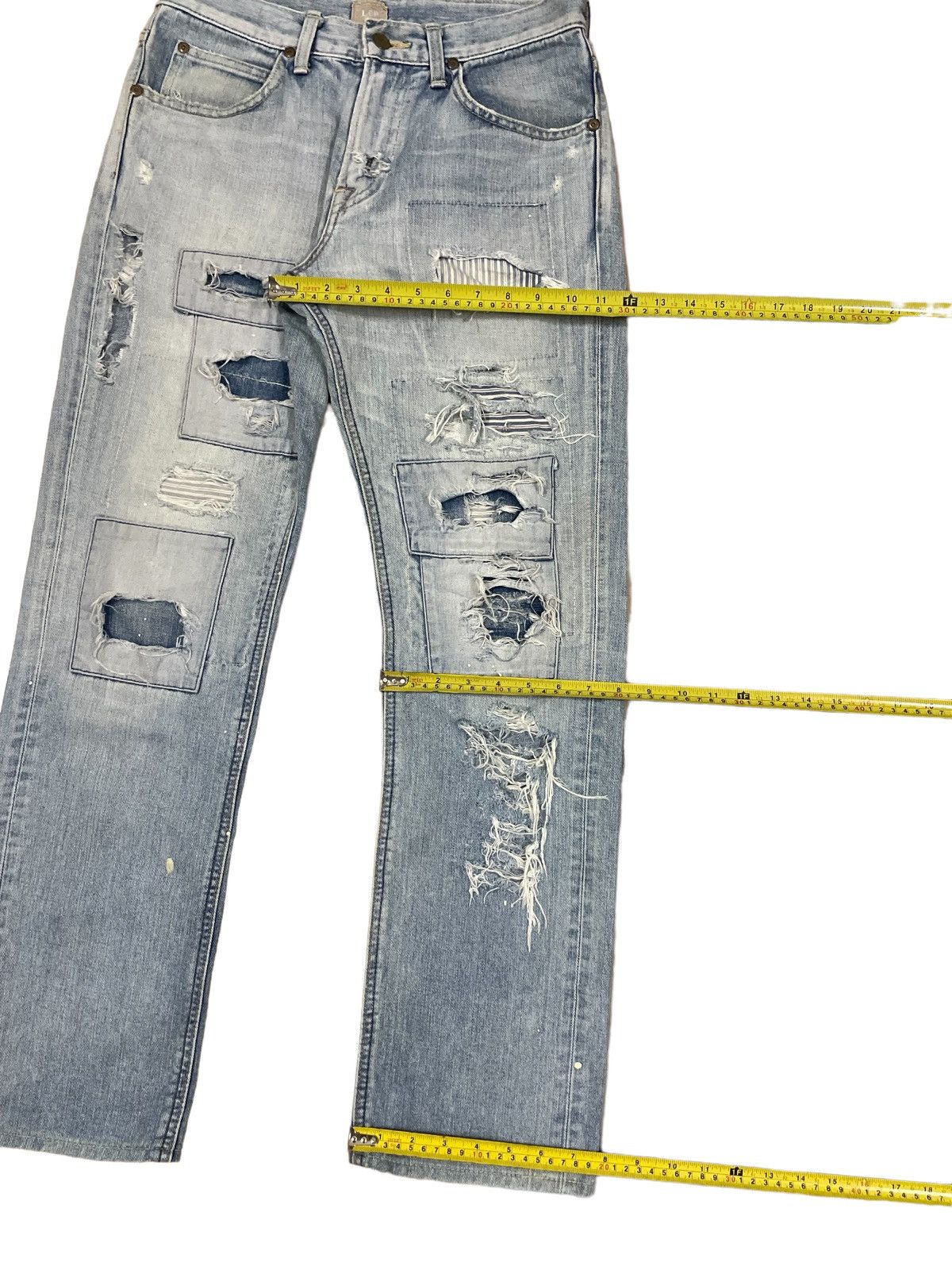 Lee Vintage 90s Lee Cowboy Rider Sanforized Boro Sishoko Jeans Size US 29 - 16 Thumbnail