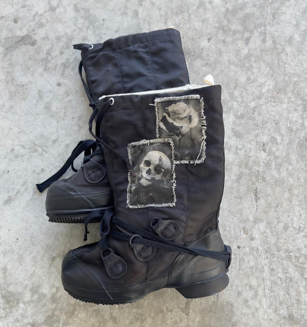Vintage 1980's Midnight Rebirth Muk Combat Boots Size US 11.5 / EU 44-45 - 3 Thumbnail
