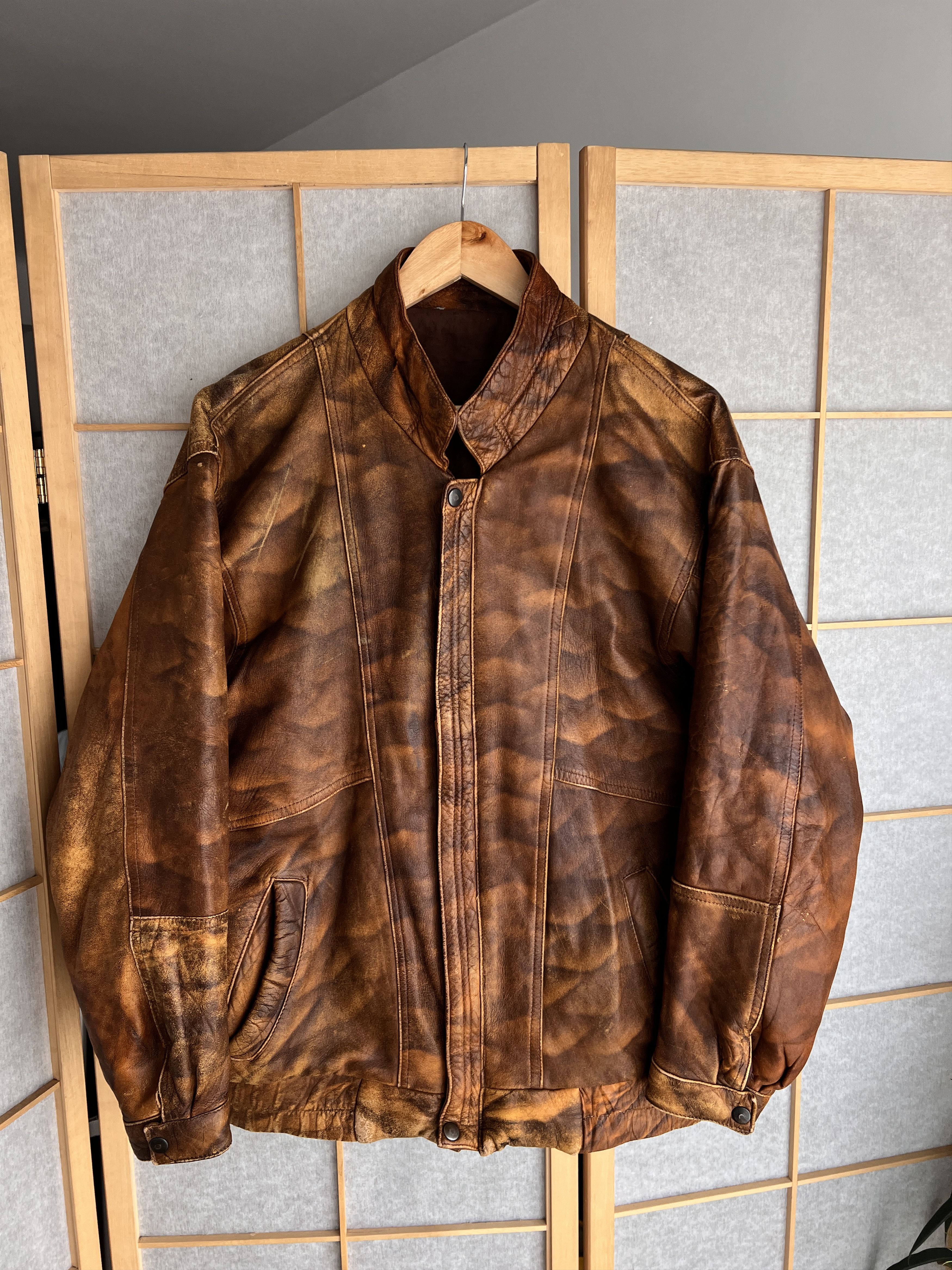 Le Grande Bleu (L.G.B.) L.G.B Leather Bat Riders Jacket | Grailed