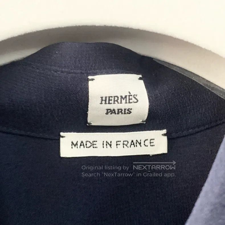 Hermes Hermes Shirt Navy Size XXS / US 00 / IT 34 - 5 Thumbnail
