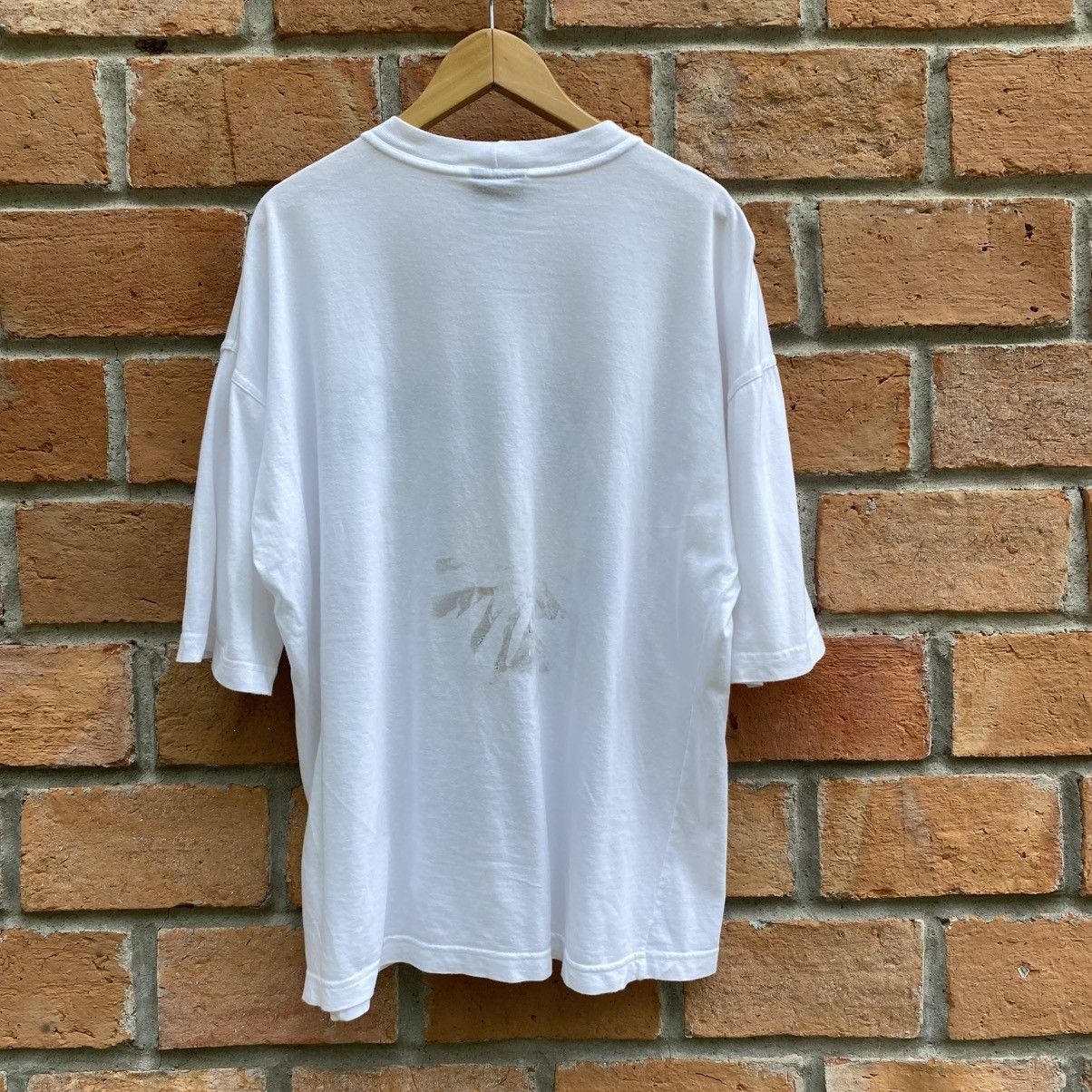 Versace VERSACE White Logo Print Crewneck Tee Size US M / EU 48-50 / 2 - 15 Thumbnail