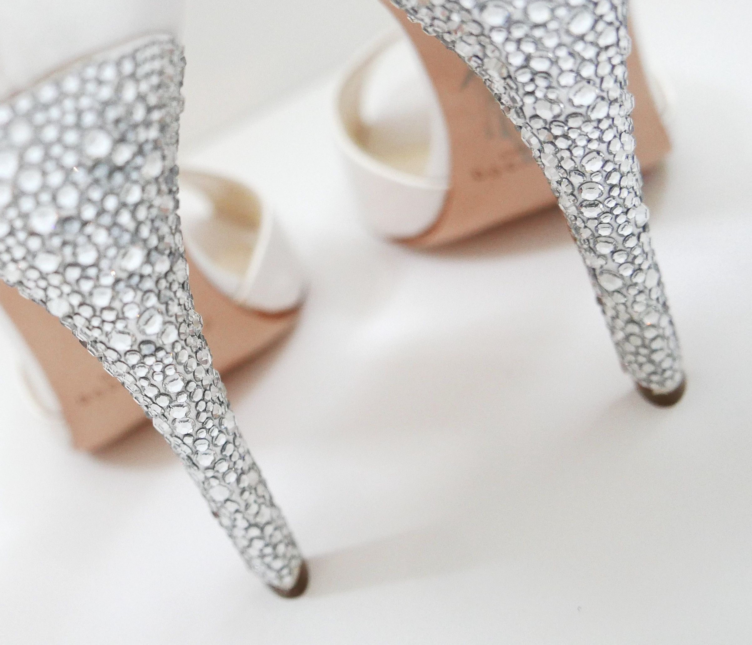 Brian Atwood Brian Atwood Corsage Crystal Heels Wedding Bridal Shoes Size US 8.5 / IT 38.5 - 7 Thumbnail