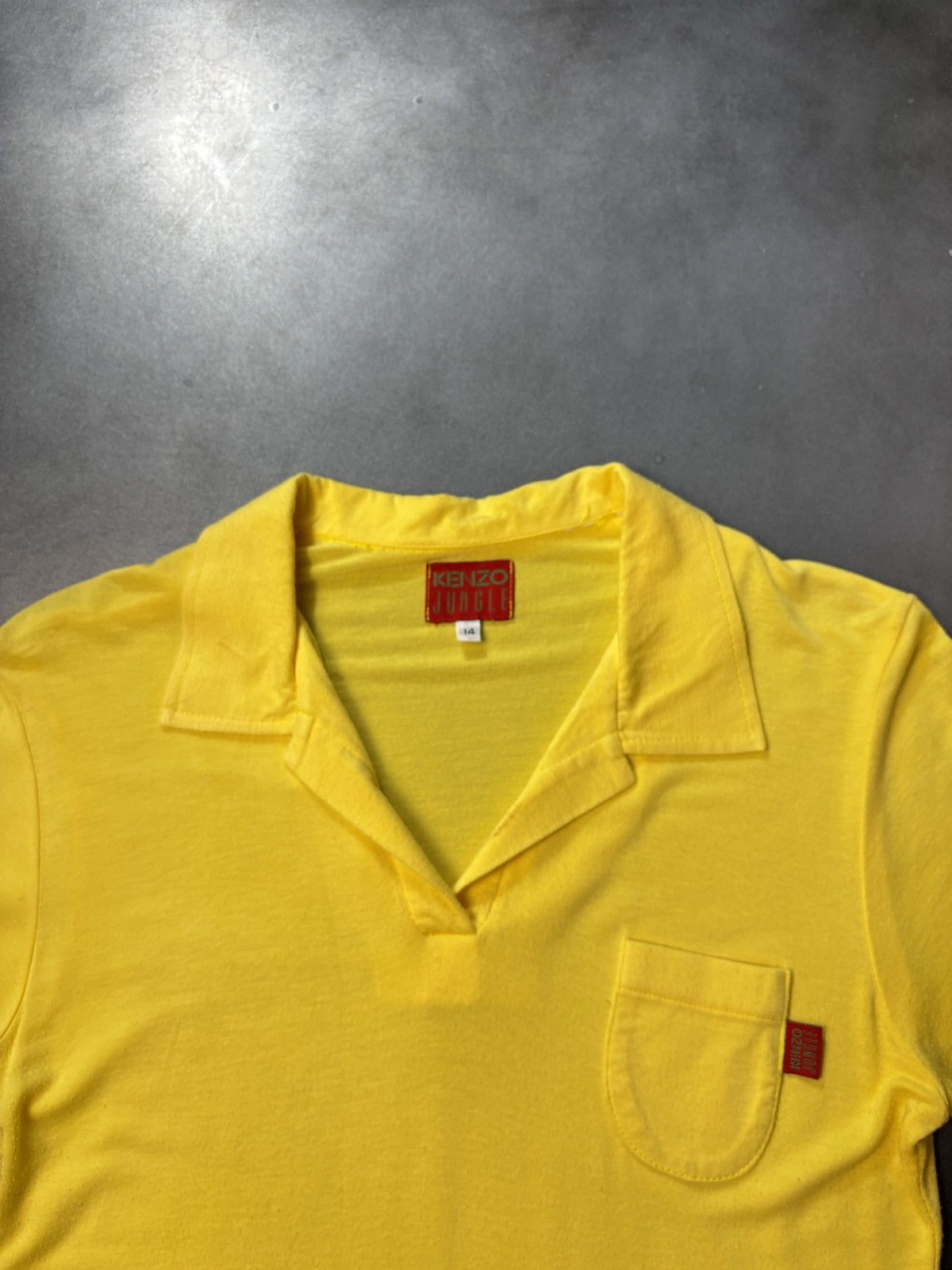 Kenzo × Vintage Vintage Kenzo Jungle Polo Shirt 1990s Kenzo Short Sleeve Y2K Size S / US 4 / IT 40 - 4 Thumbnail