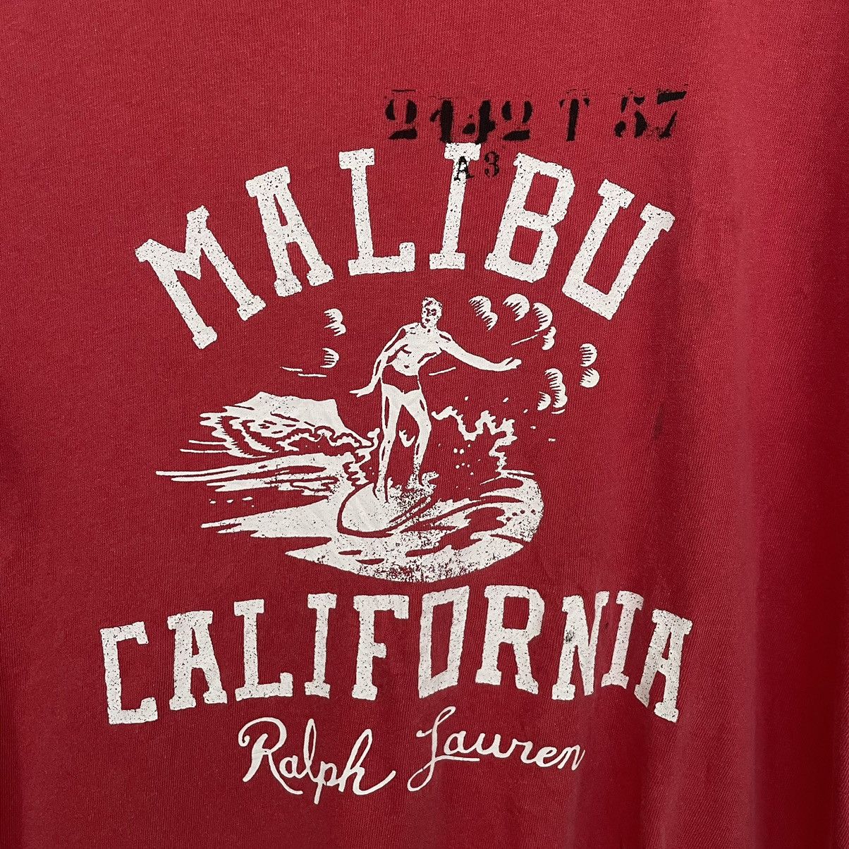Polo Ralph Lauren × Vintage Polo Ralph Lauren Malibu California Surf T Shirt Size US L / EU 52-54 / 3 - 2 Thumbnail