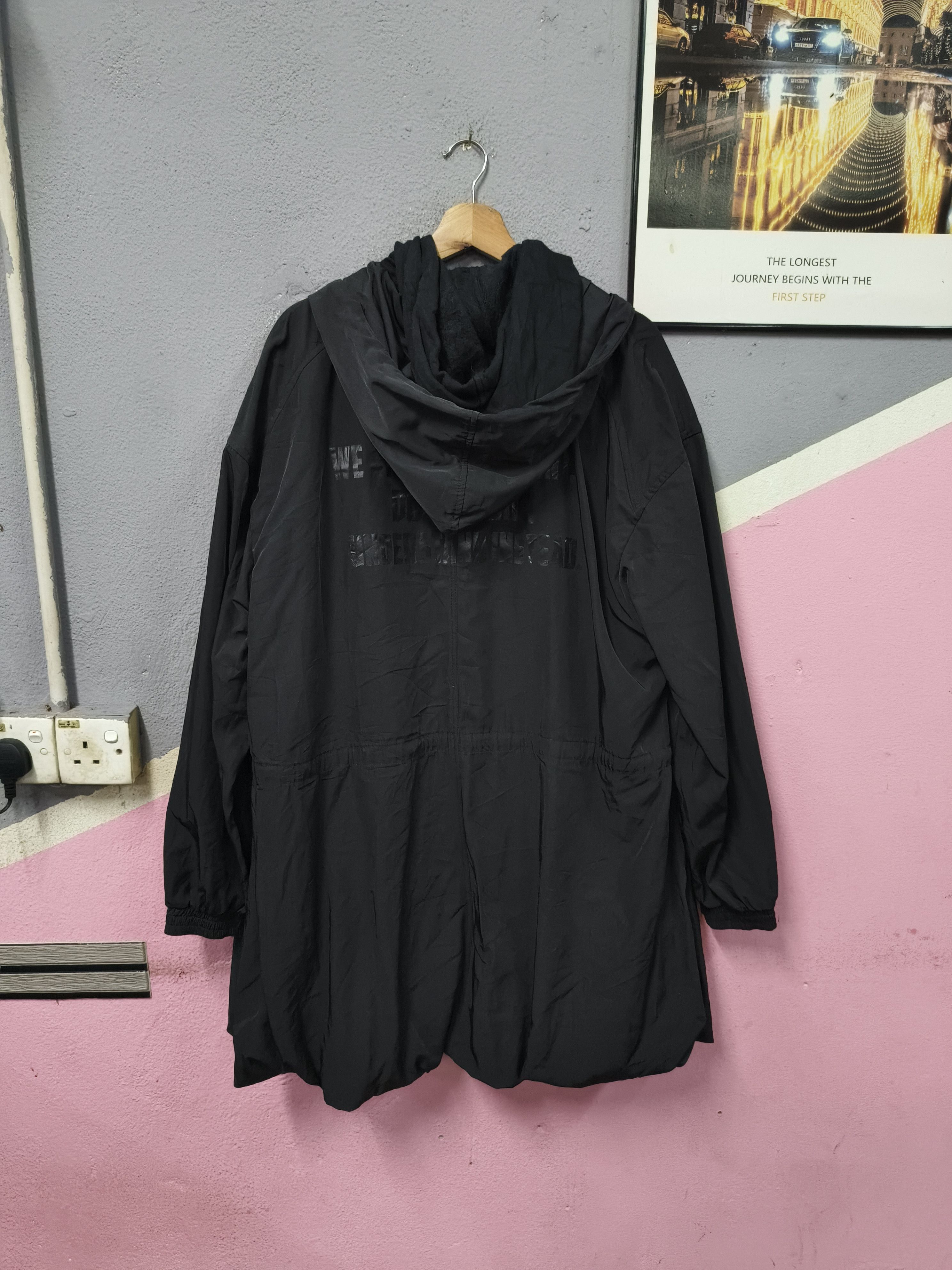 Zara ZARA MAN BLACK PARKA JACKET HOODED Size US L / EU 52-54 / 3 - 5 Thumbnail