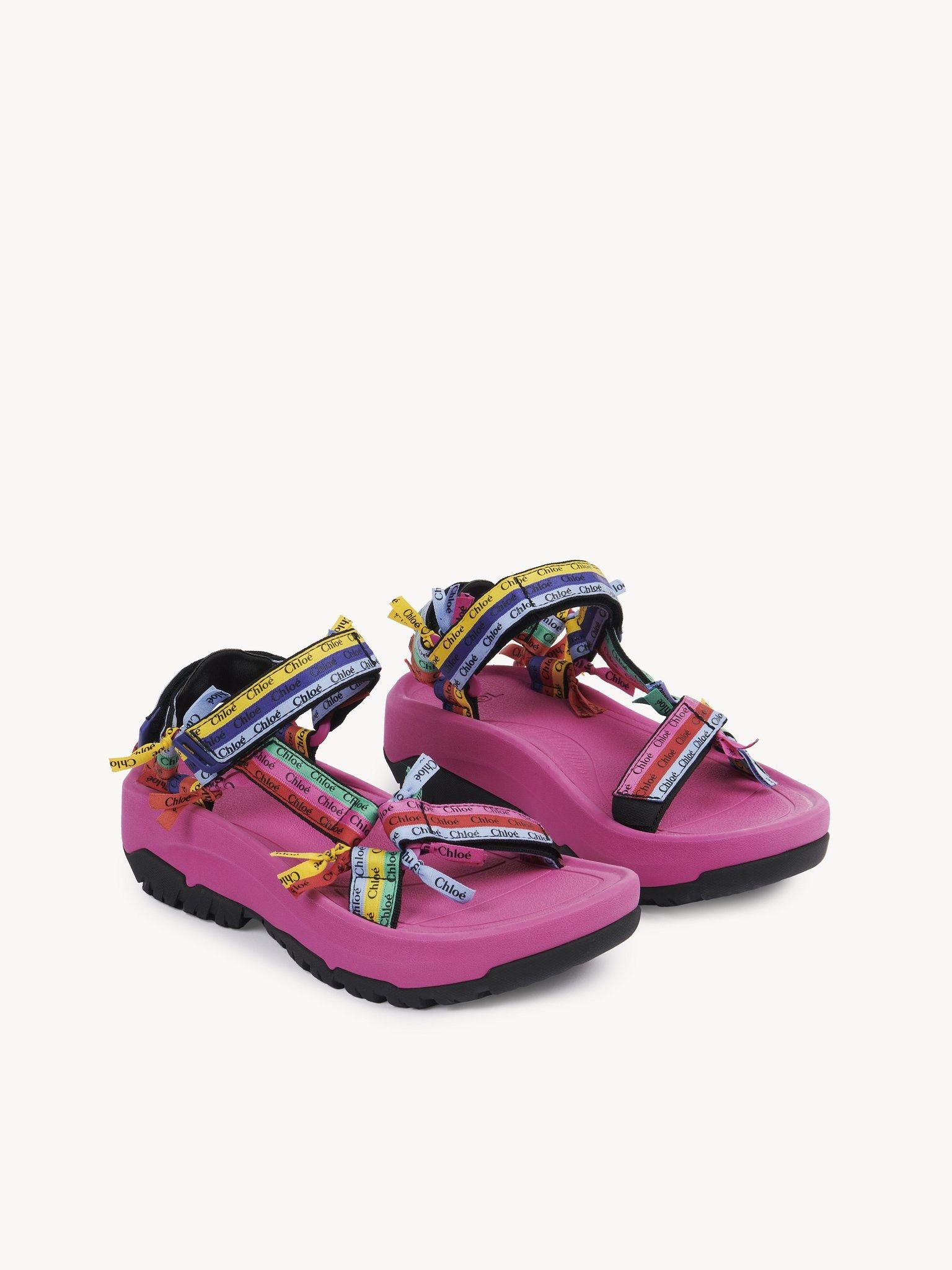 Chloe oc11z0525 Ampsole Flat Sandals in Multicolor Size US 11 / IT 41 - 2 Thumbnail