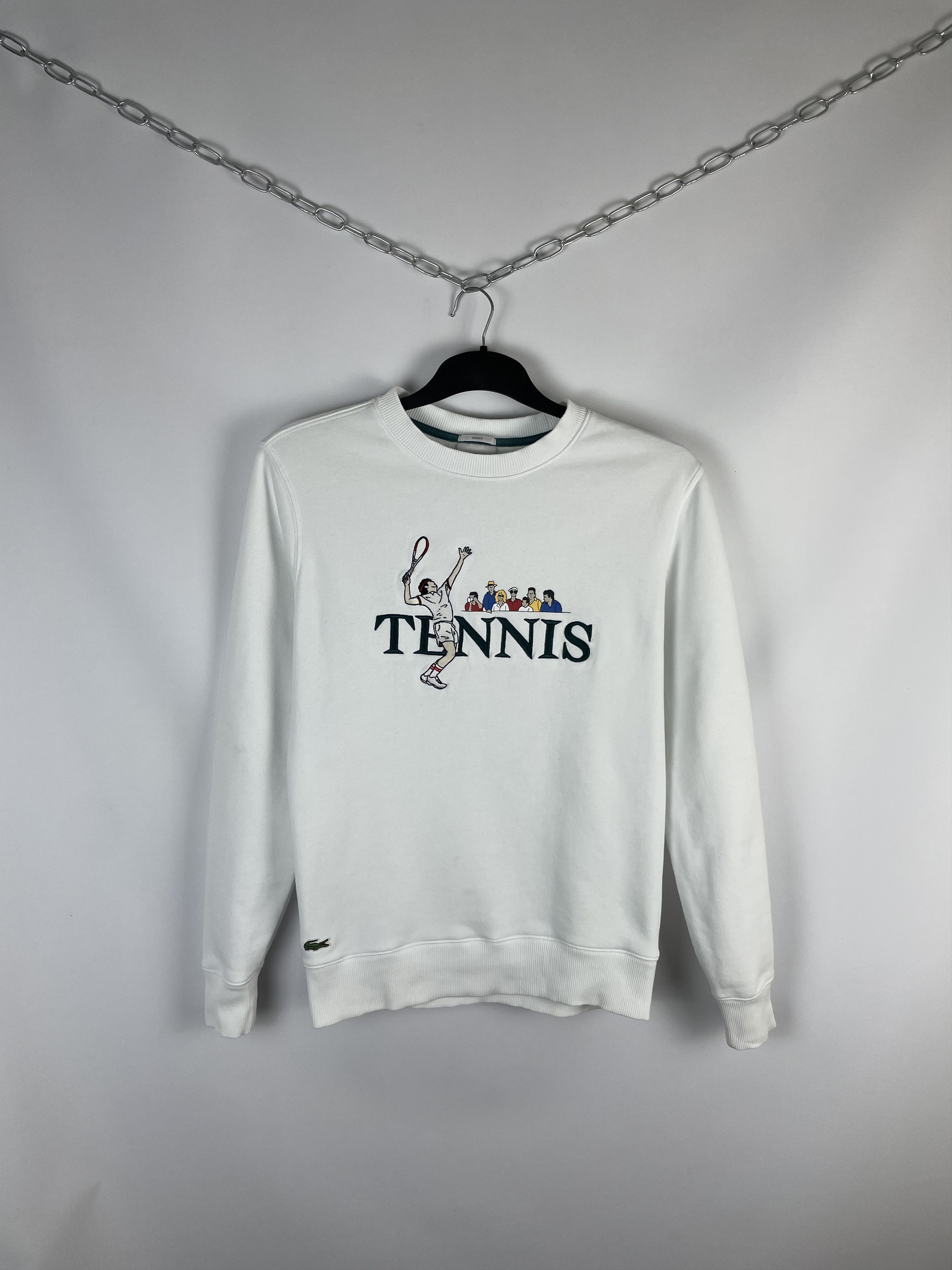 Lacoste Lacoste Tennis Vintage embroidered logo sweatshirt Size US M / EU 48-50 / 2 - 1 Thumbnail